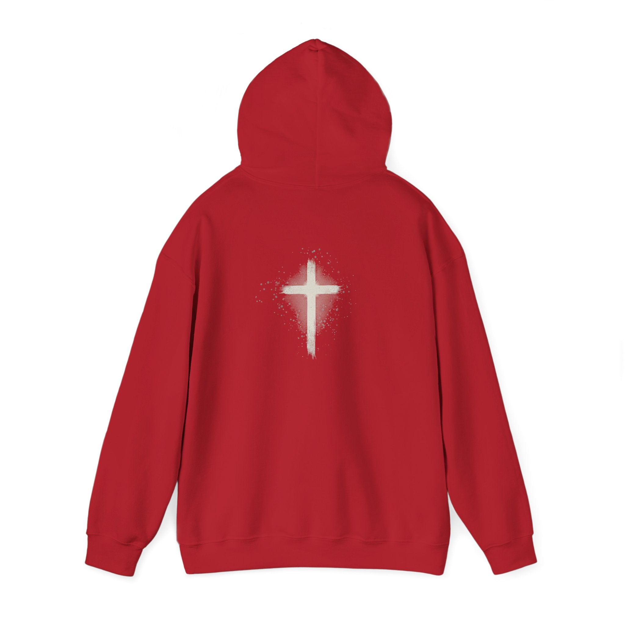 Religious Hoodie Cross Graphic with Jesus Saves