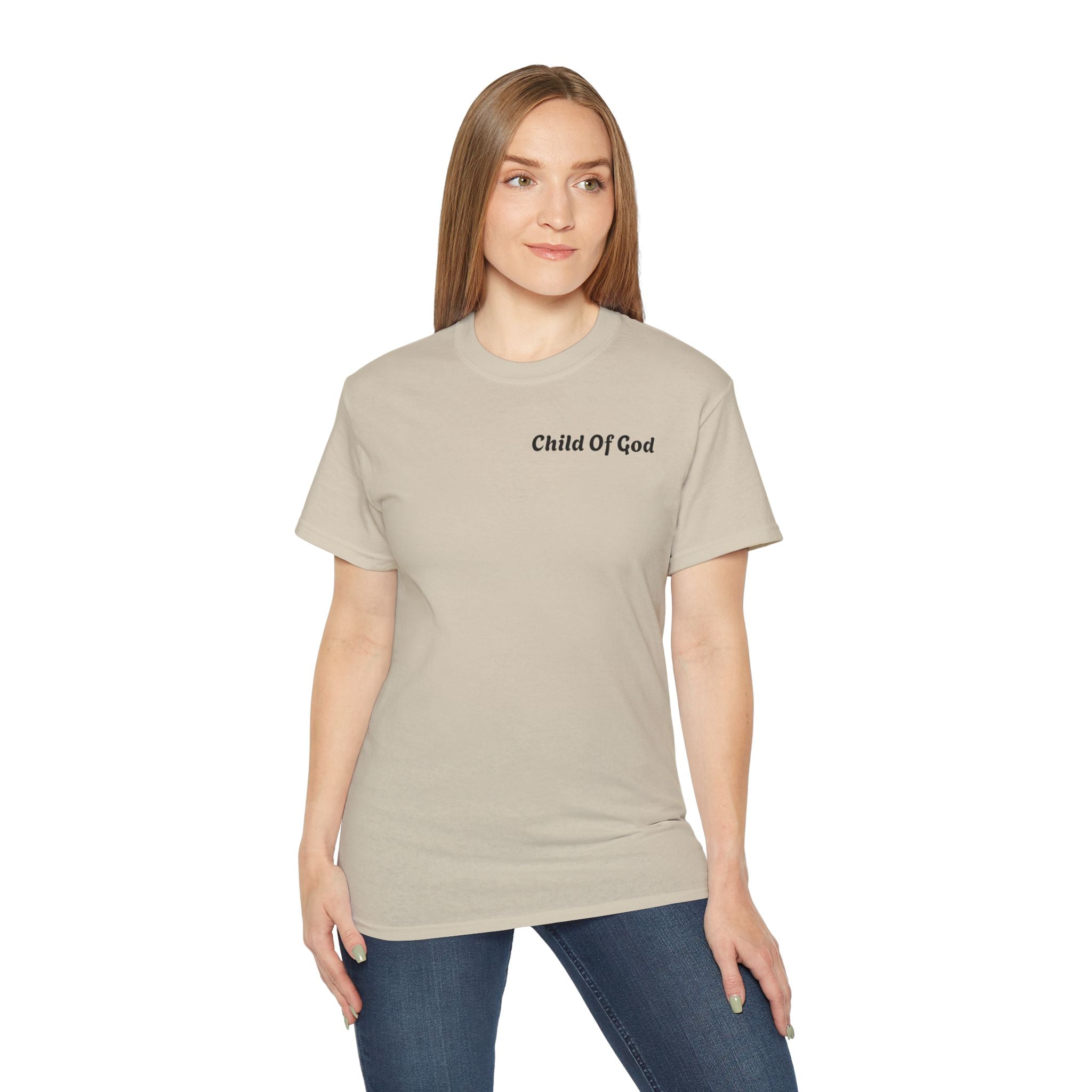 Child of God T-Shirt Philippians 4:13 Inspirational Christian Tee