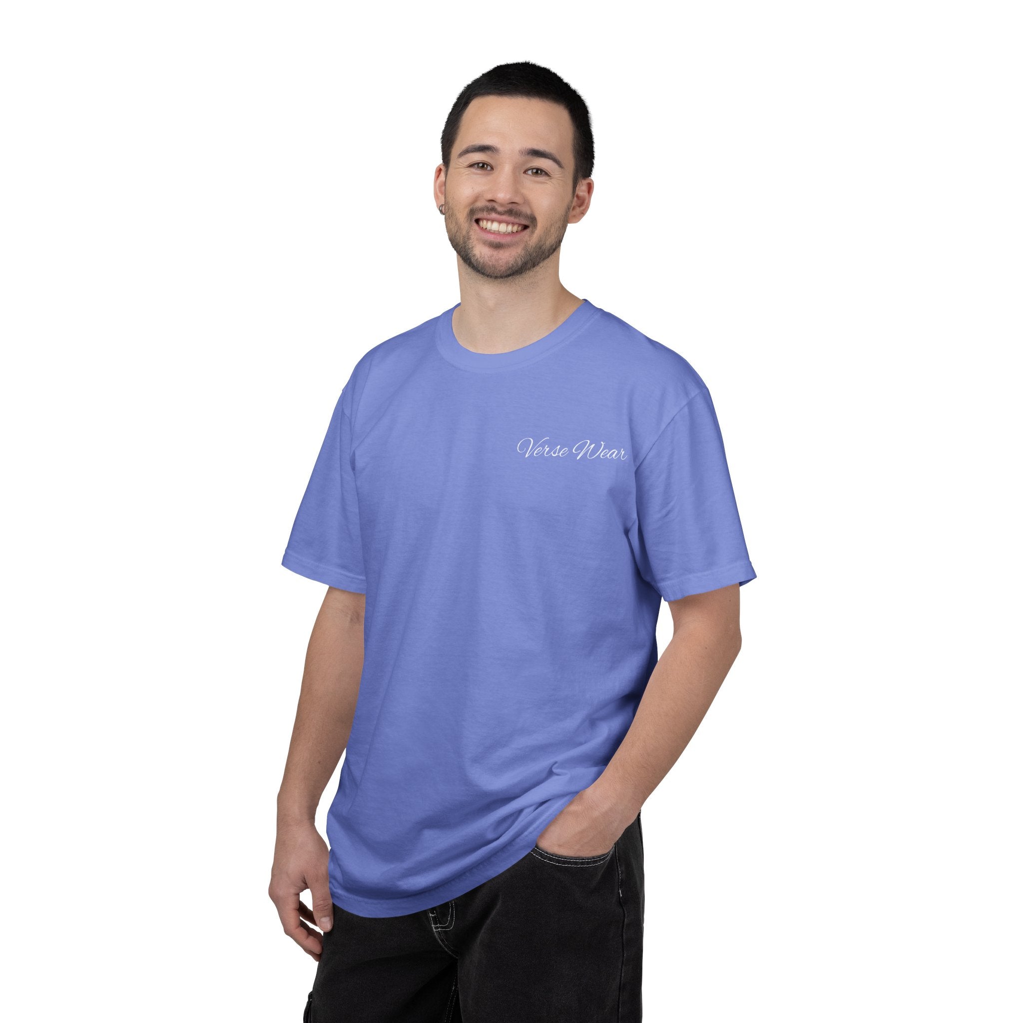 Pray Work Trust Tee Garment-Dyed Brown Inspirational T-Shirt