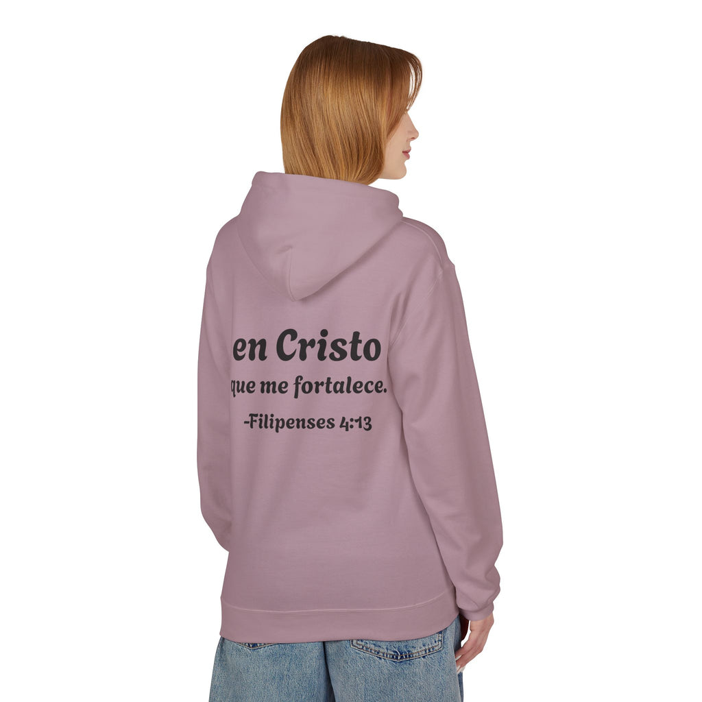 Hoodie "Todo lo puedo en Cristo" Spanish Faith Hoodie (Filipenses 4:13)