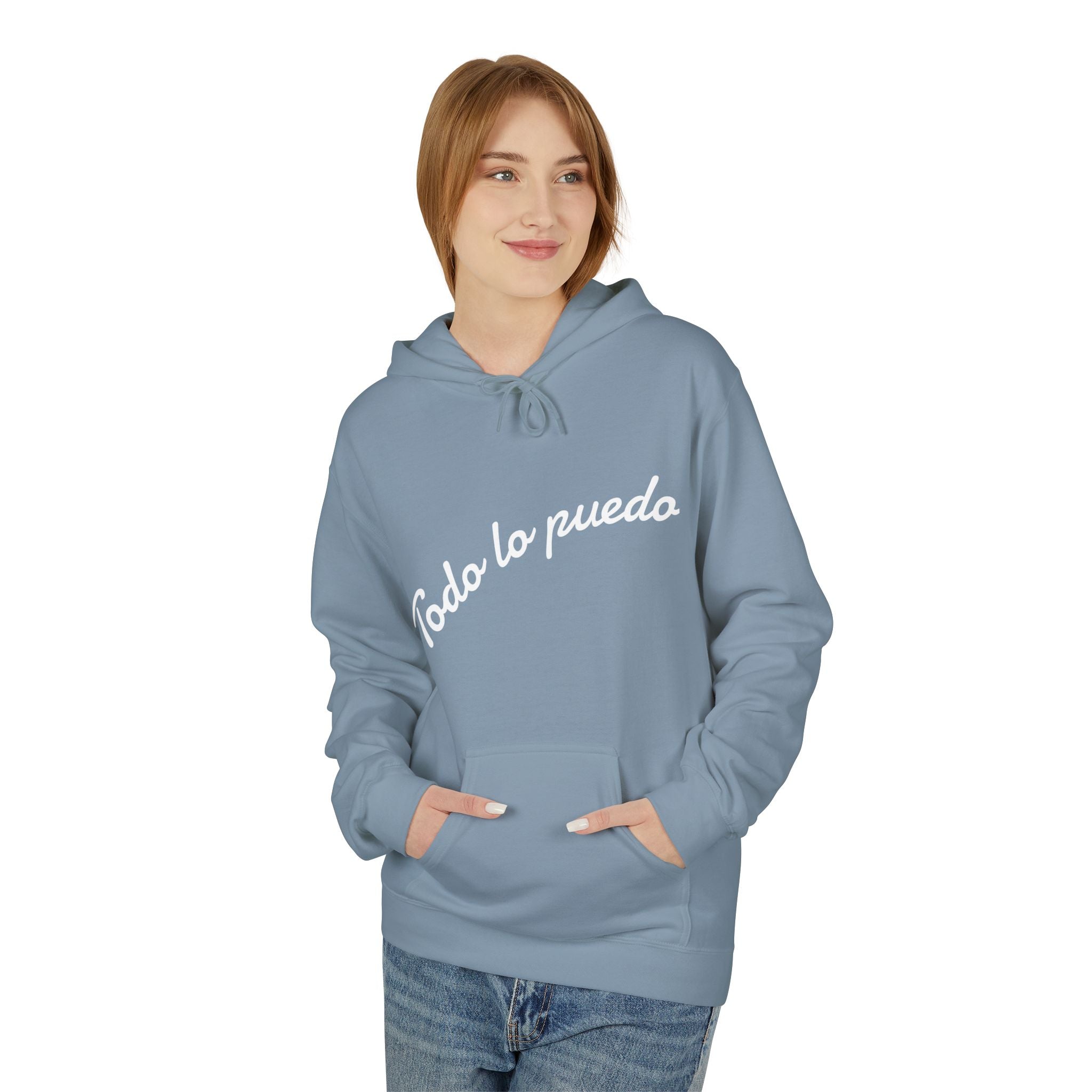 Hoodie "Todo lo puedo en Cristo" Spanish Faith Hoodie (Filipenses 4:13)