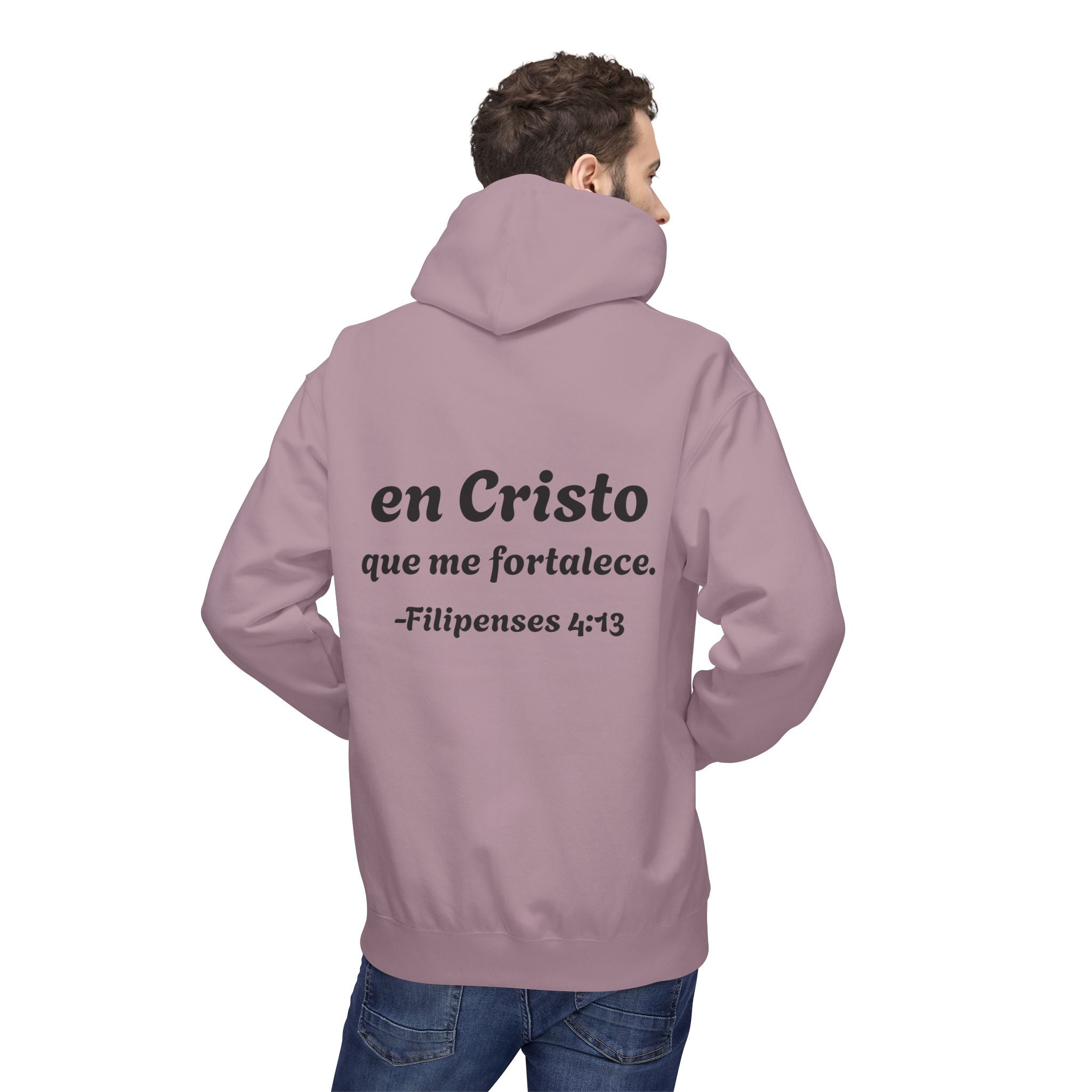 Hoodie "Todo lo puedo en Cristo" Spanish Faith Hoodie (Filipenses 4:13)