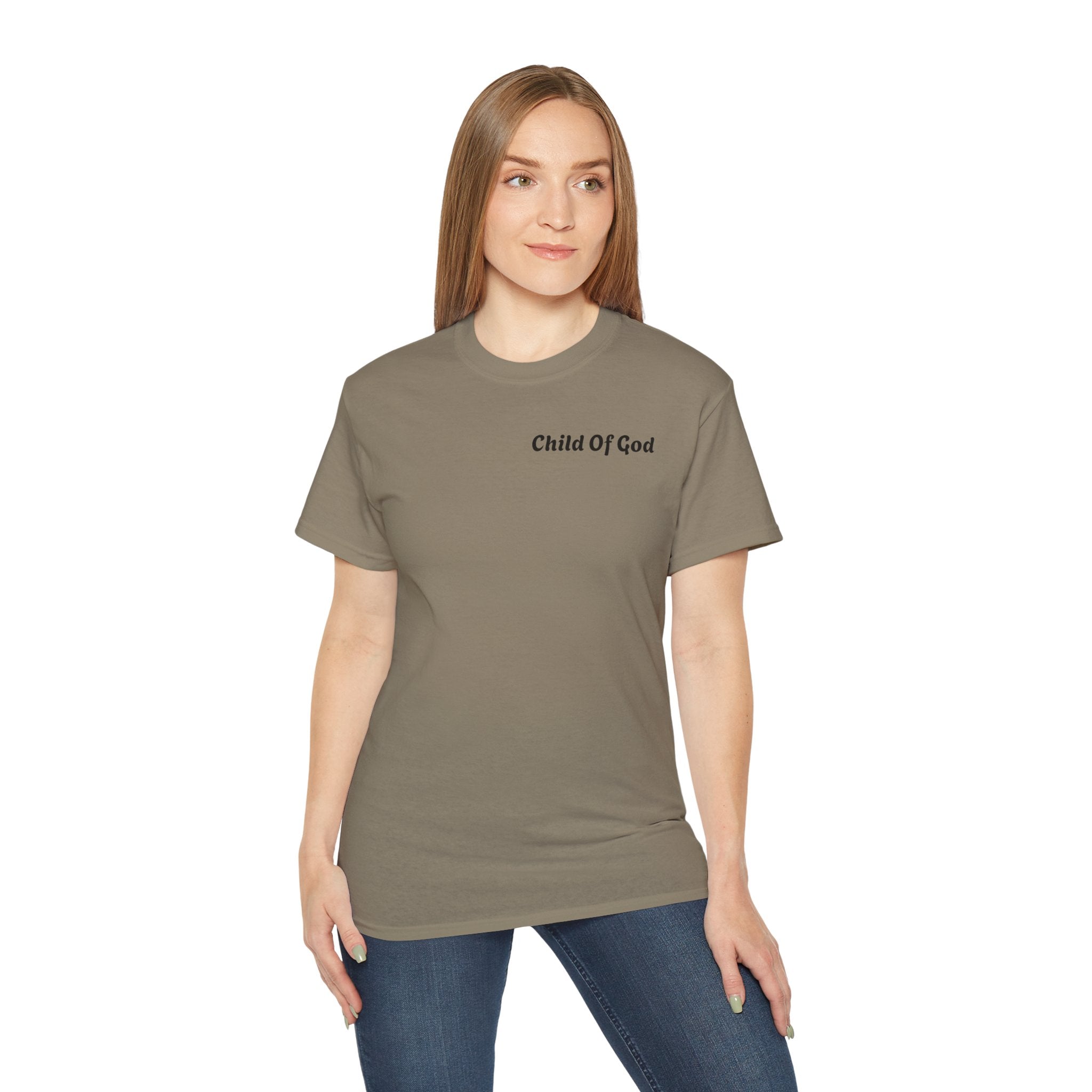 Child of God T-Shirt Philippians 4:13 Inspirational Christian Tee