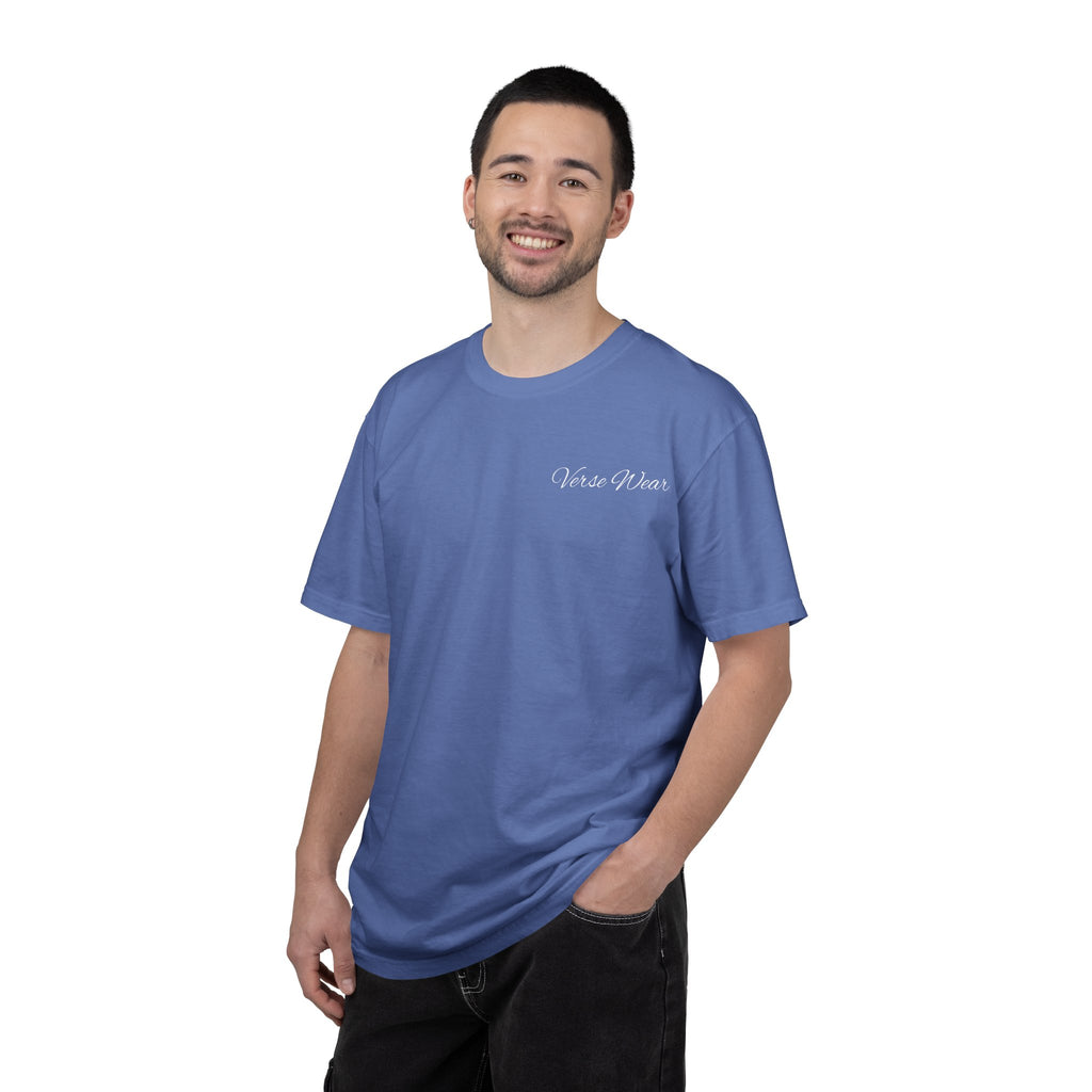 Pray Work Trust Tee Garment-Dyed Brown Inspirational T-Shirt