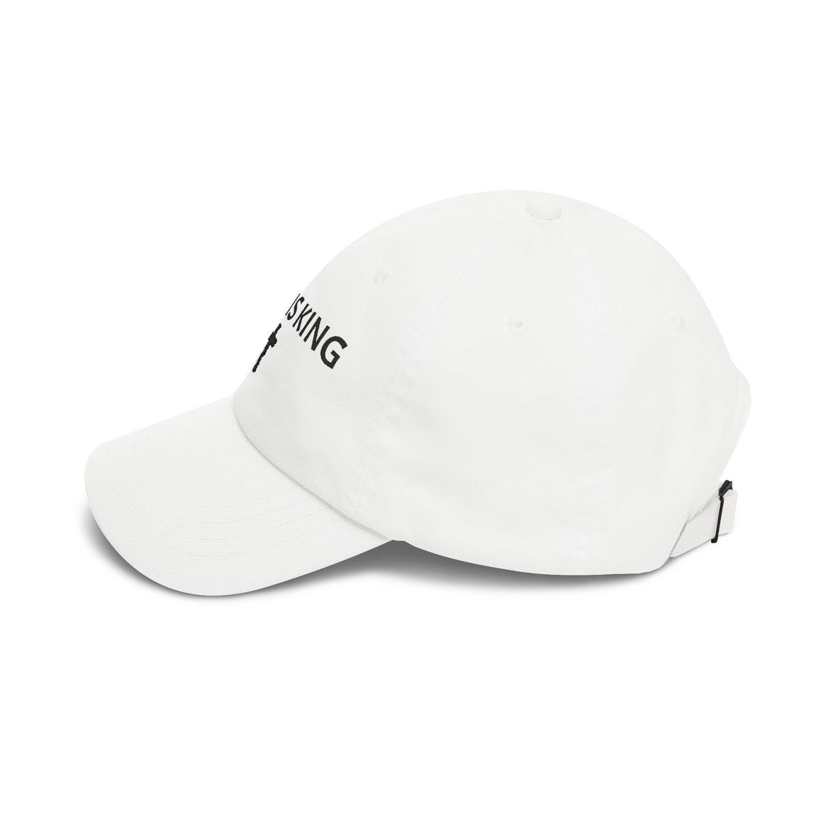 Jesus Is King Dad Cap — Embroidered Christian Baseball Hat with Cross