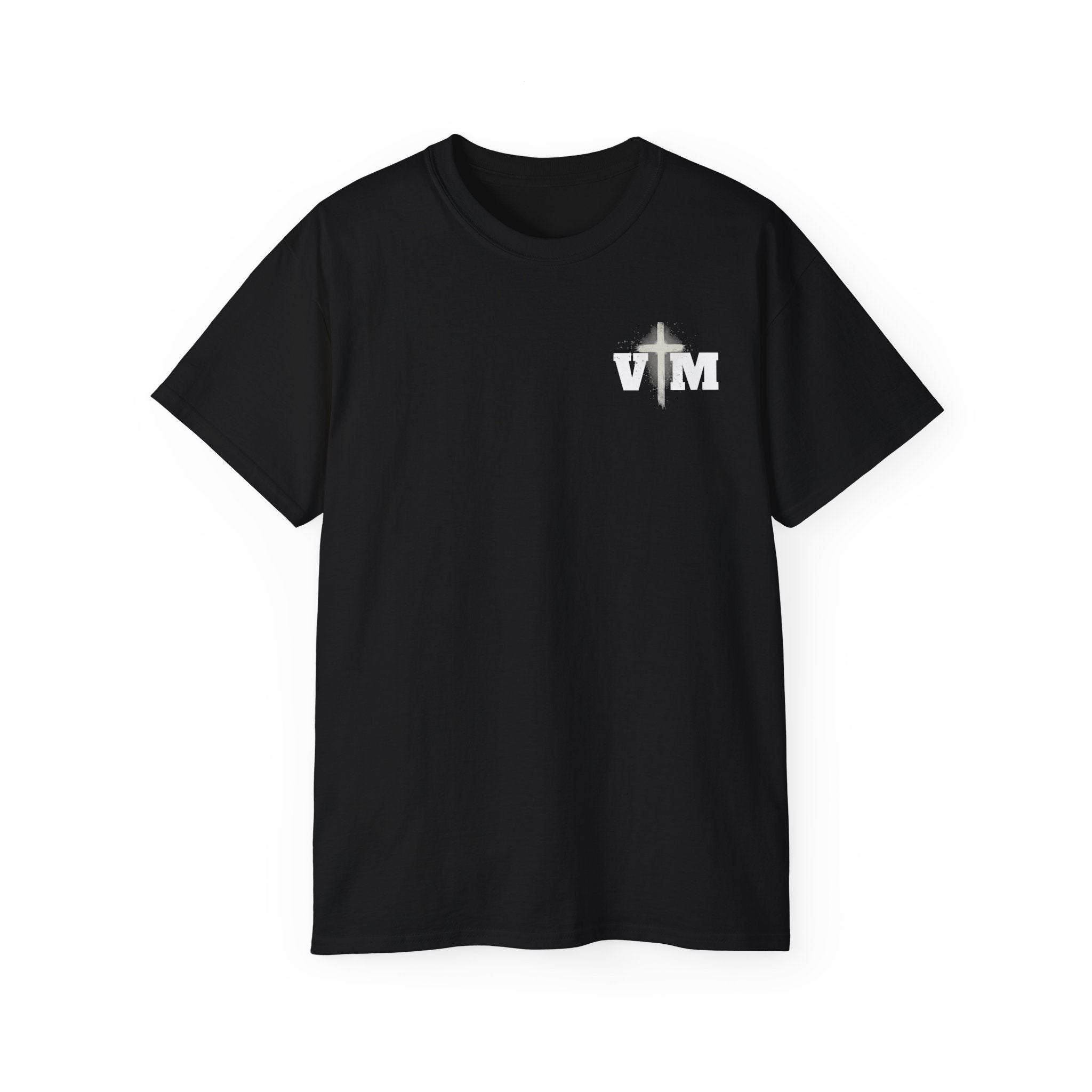 Faith Over Fear T-Shirt — Christian Cross Chest Logo Tee