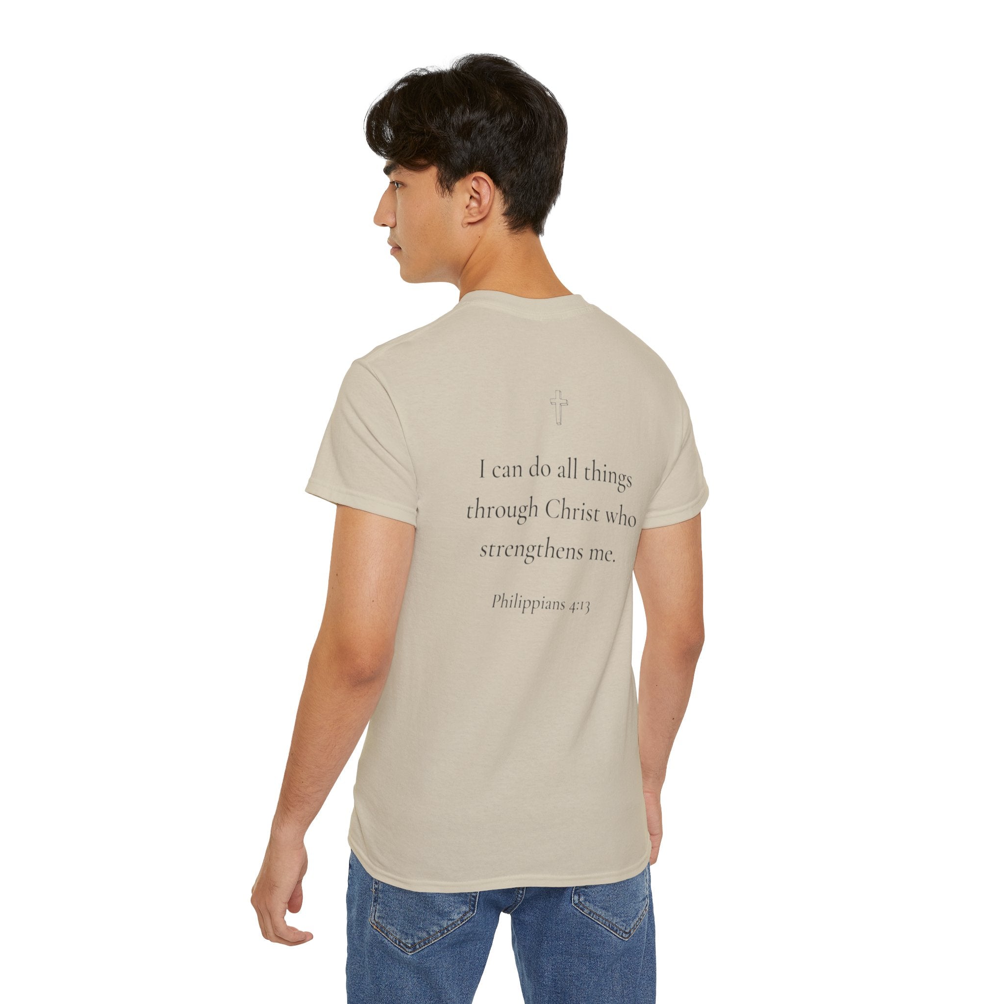Child of God T-Shirt Philippians 4:13 Inspirational Christian Tee