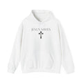 Religious Hoodie Cross Graphic with Jesus Saves
