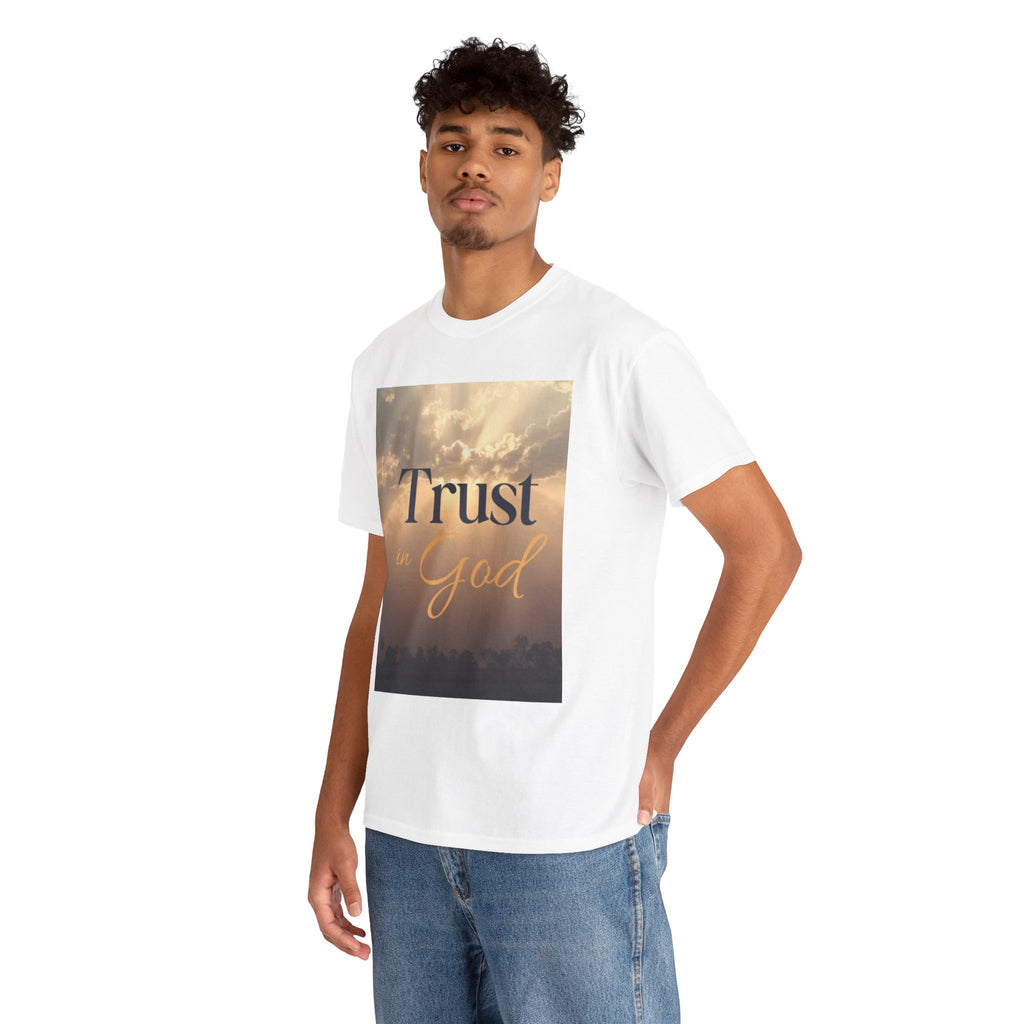 Faith T-Shirt — 'Trust in God' Inspirational Christian Tee