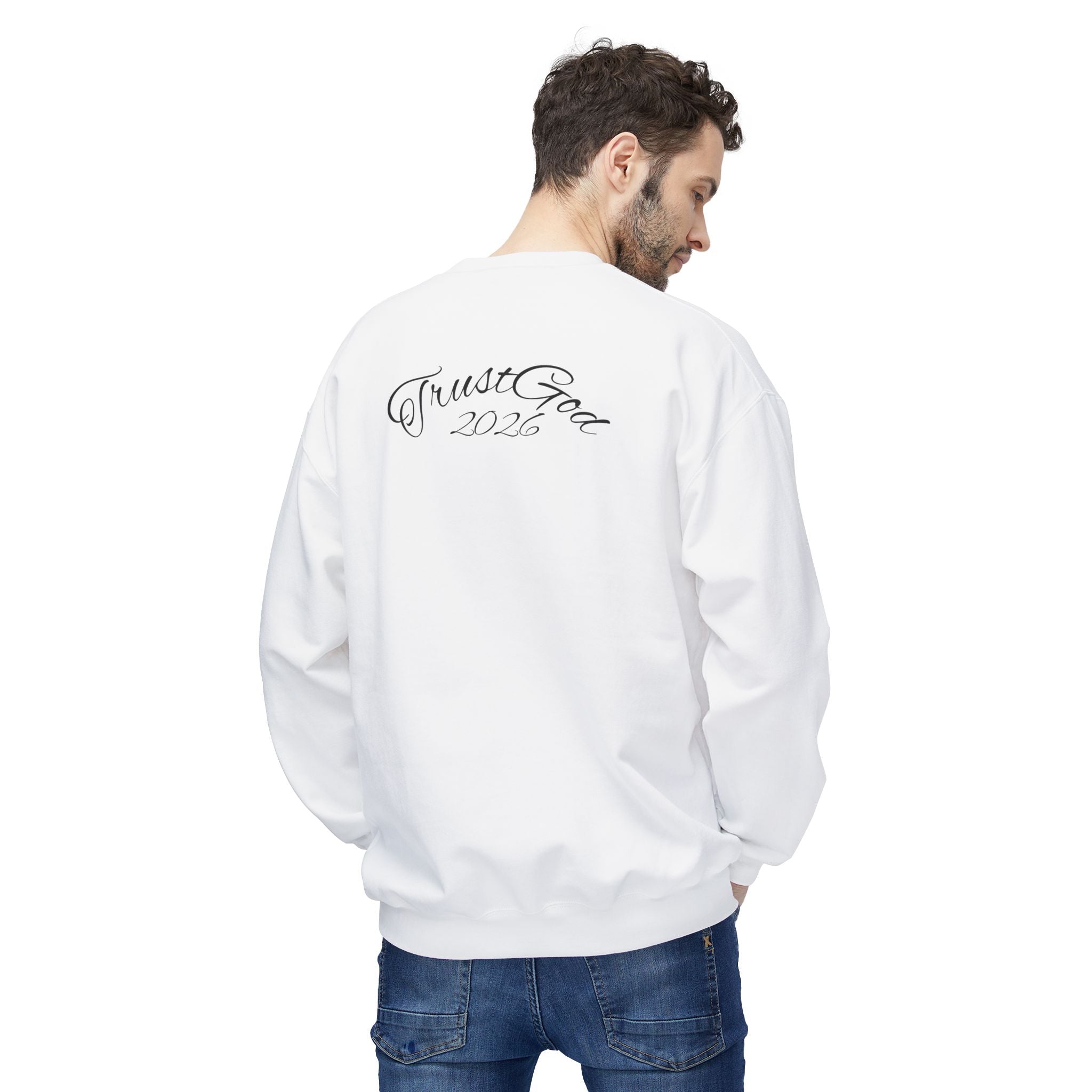 Faith Trust in God sweatshirt | Bible Verse Athletic Faith Crewneck