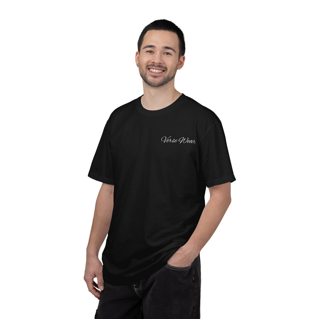 Pray Work Trust Tee Garment-Dyed Brown Inspirational T-Shirt