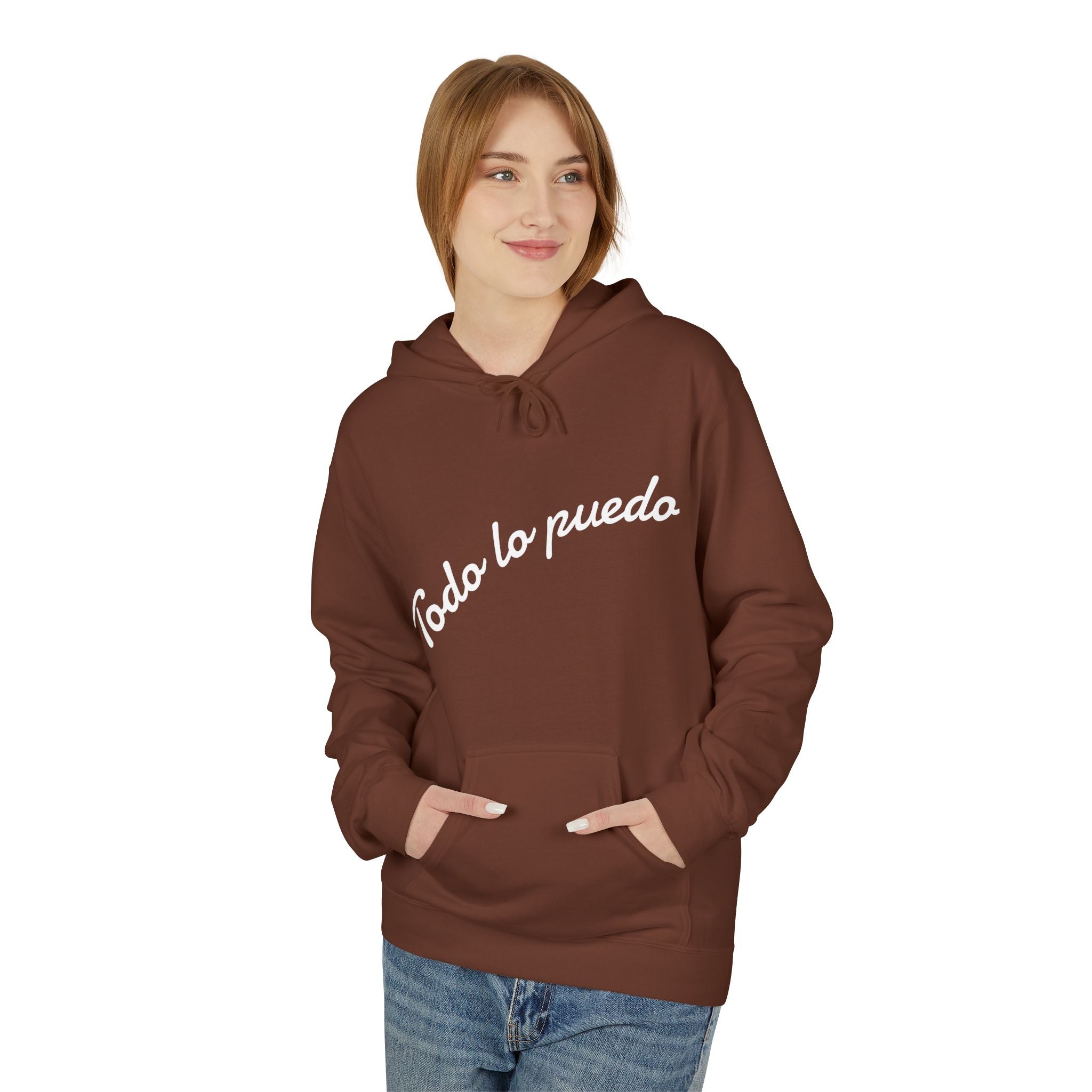 Hoodie "Todo lo puedo en Cristo" Spanish Faith Hoodie (Filipenses 4:13)
