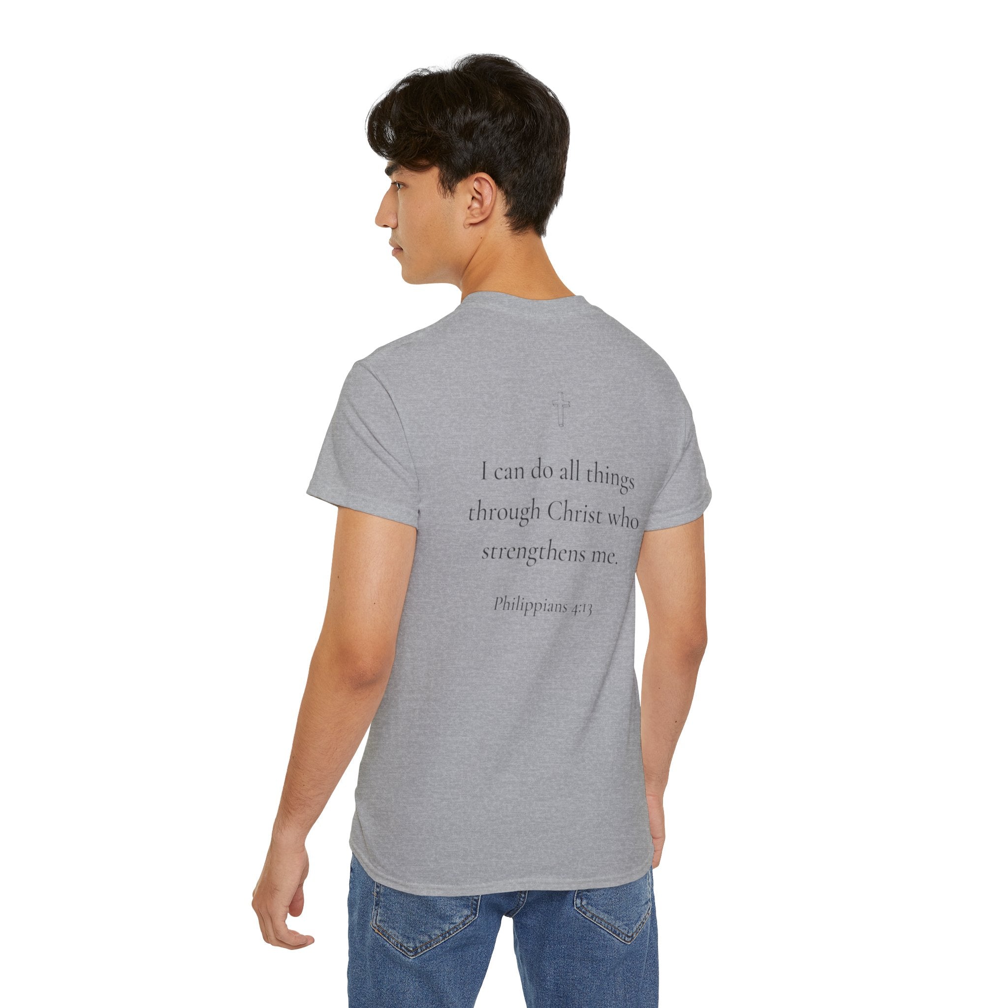 Child of God T-Shirt Philippians 4:13 Inspirational Christian Tee
