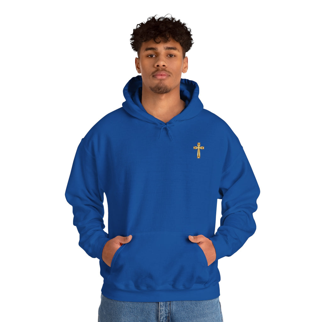 Christian Cross Hoodie "If It's Not From God I'll Wait" Inspirational Faith Sweatshirt