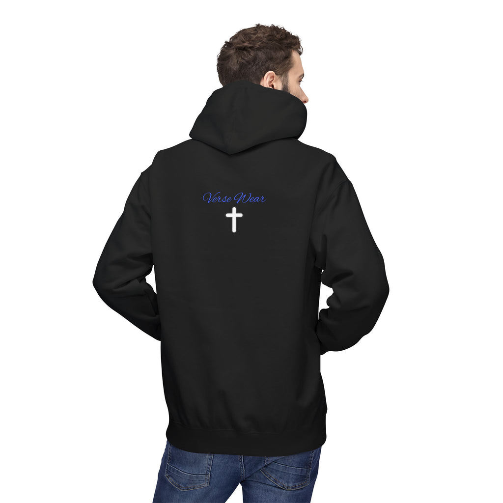 Hoodie — "By His Grace" Christian Cross Hoodie (Romans 5:24)