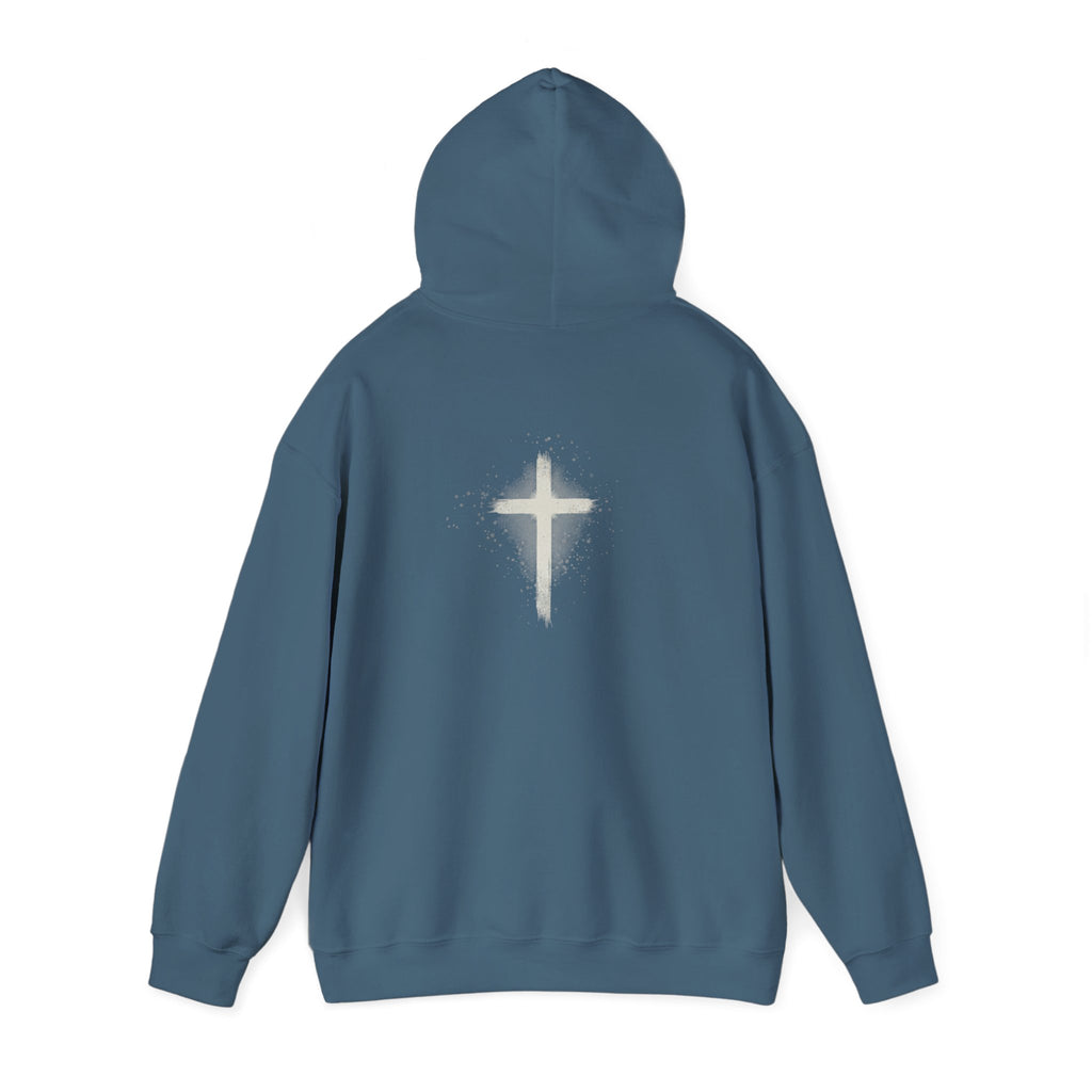 Religious Hoodie Cross Graphic with Jesus Saves