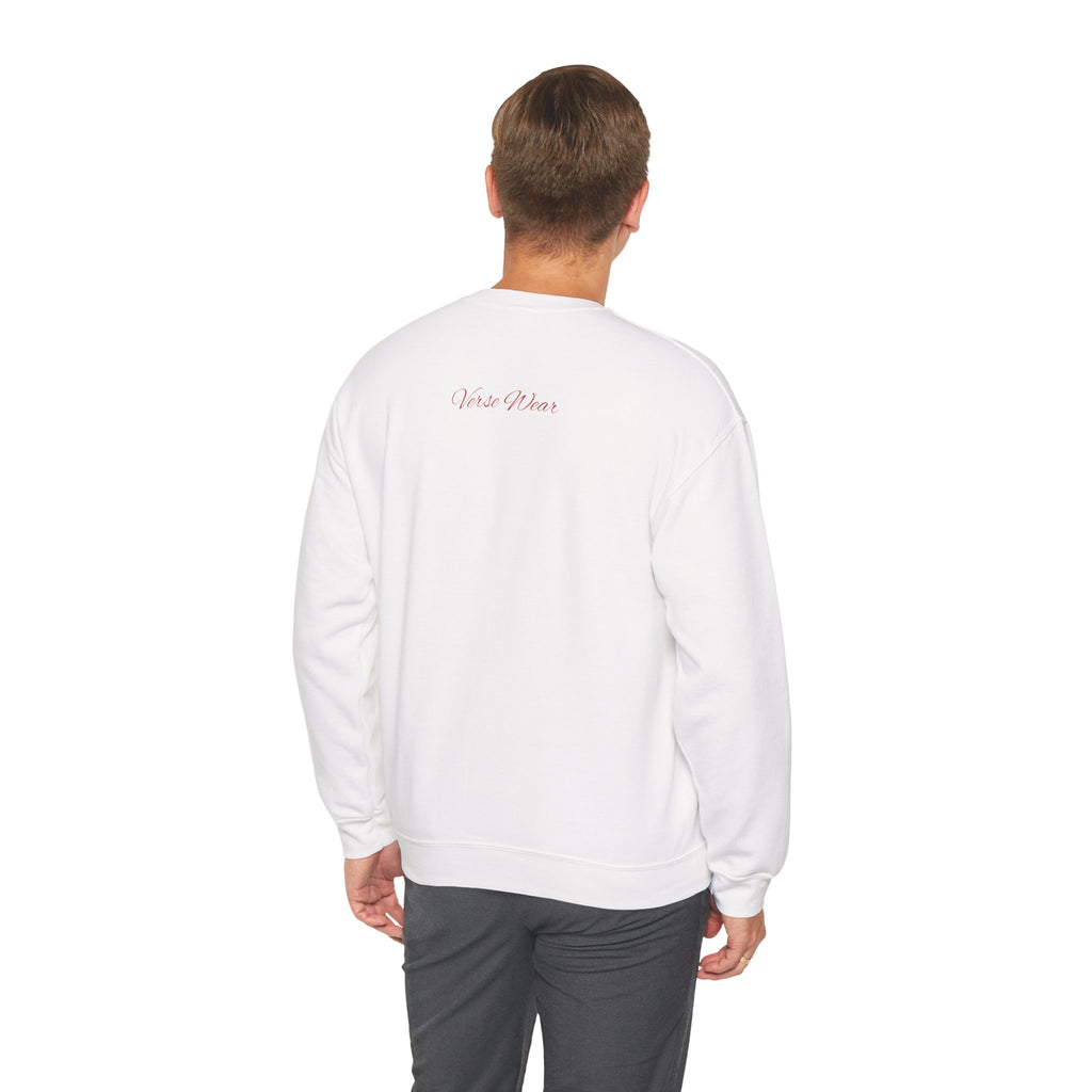 Love Like Jesus Sweatshirt Faith Inspired Crewneck with Heart Graphic