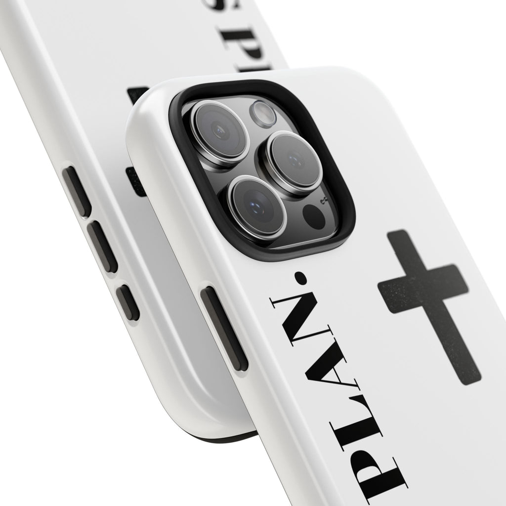 God's Plan Phone Case — Isaiah 60:22 Christian Cross Tough Phone Cover