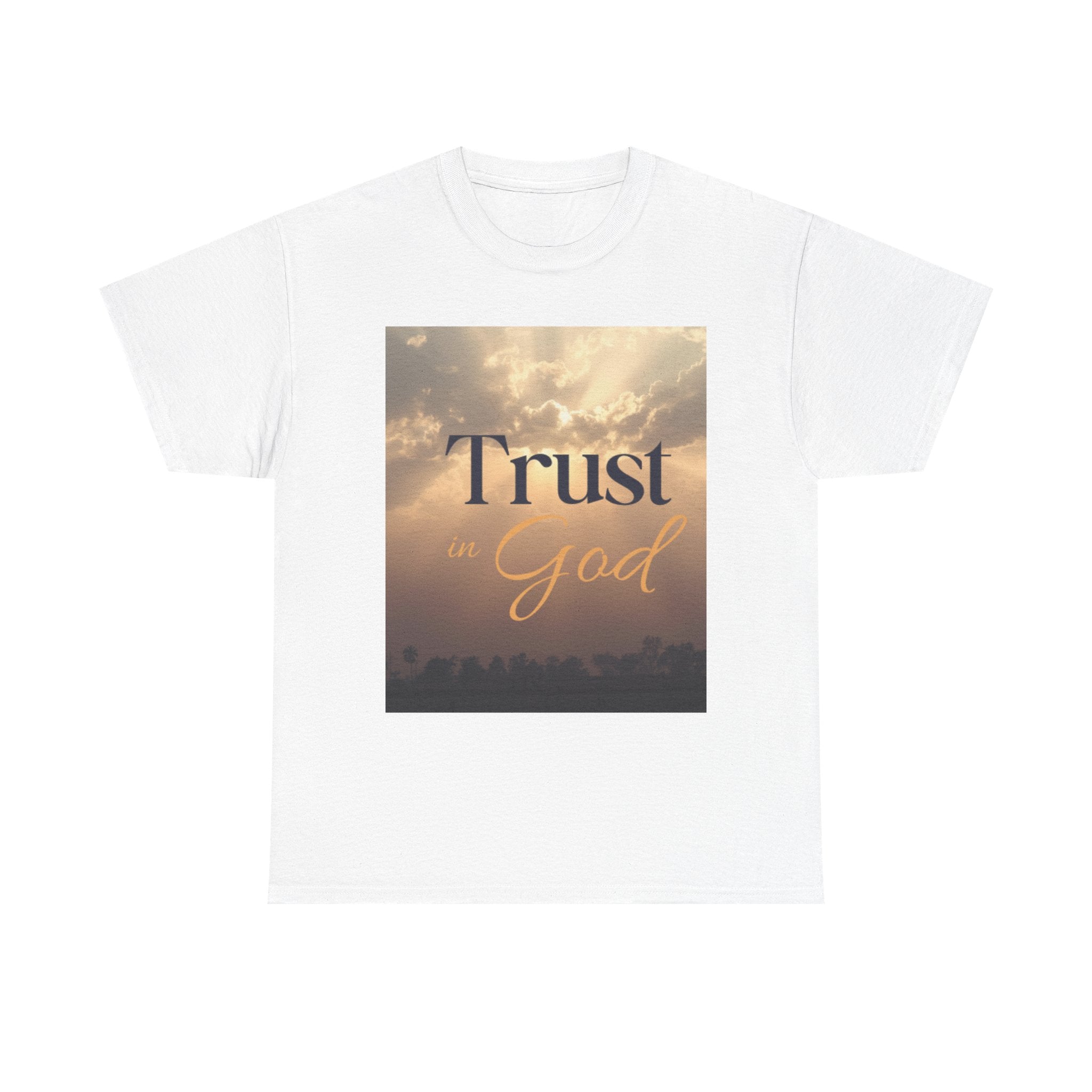 Faith T-Shirt — 'Trust in God' Inspirational Christian Tee