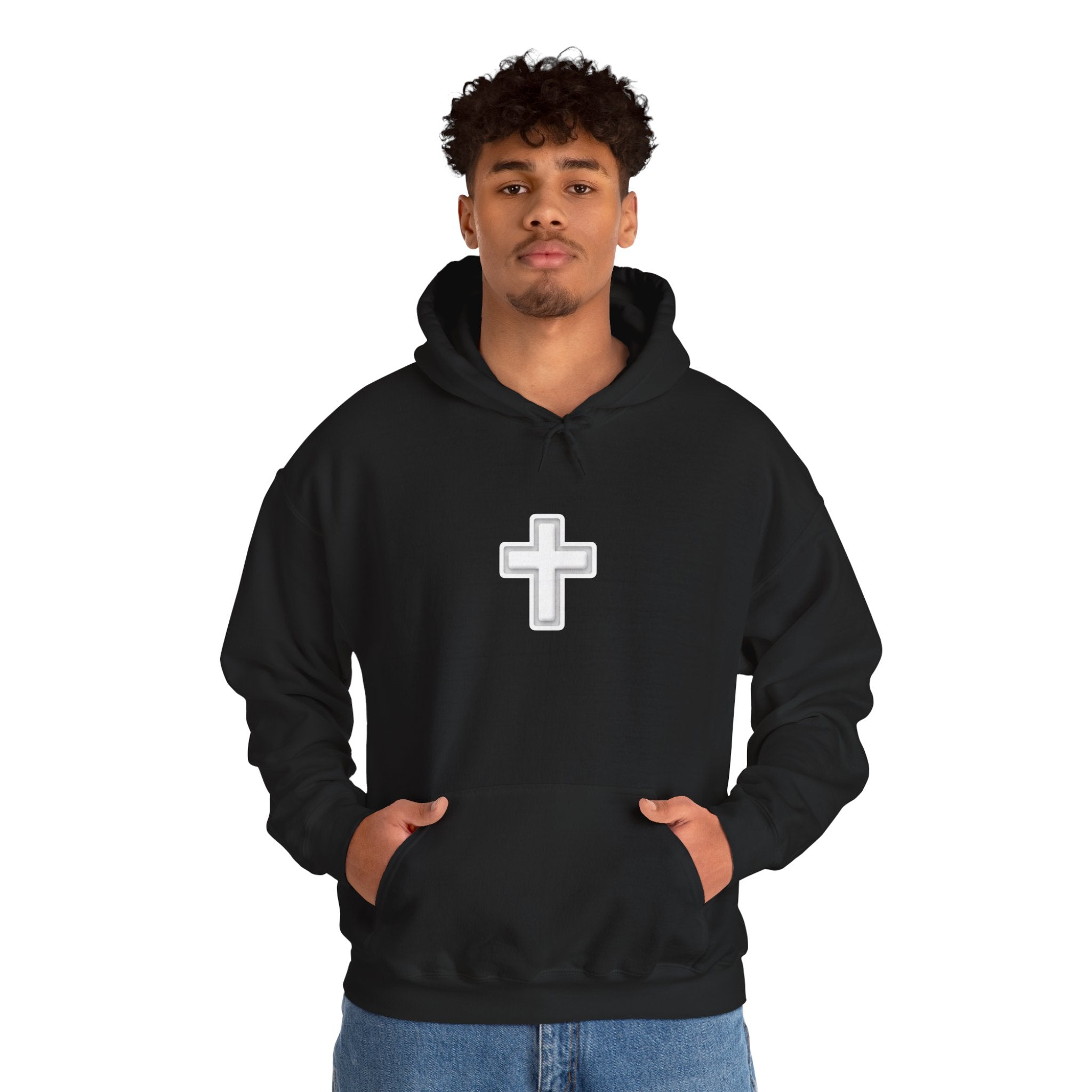 Faith Cross Hoodie "If Words Had Power Imagine A Prayer" Christian Pullover