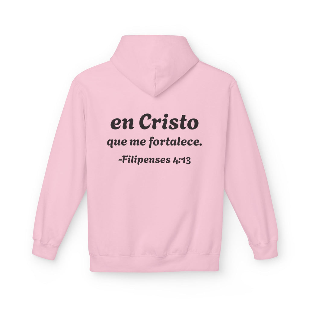 Hoodie "Todo lo puedo en Cristo" Spanish Faith Hoodie (Filipenses 4:13)