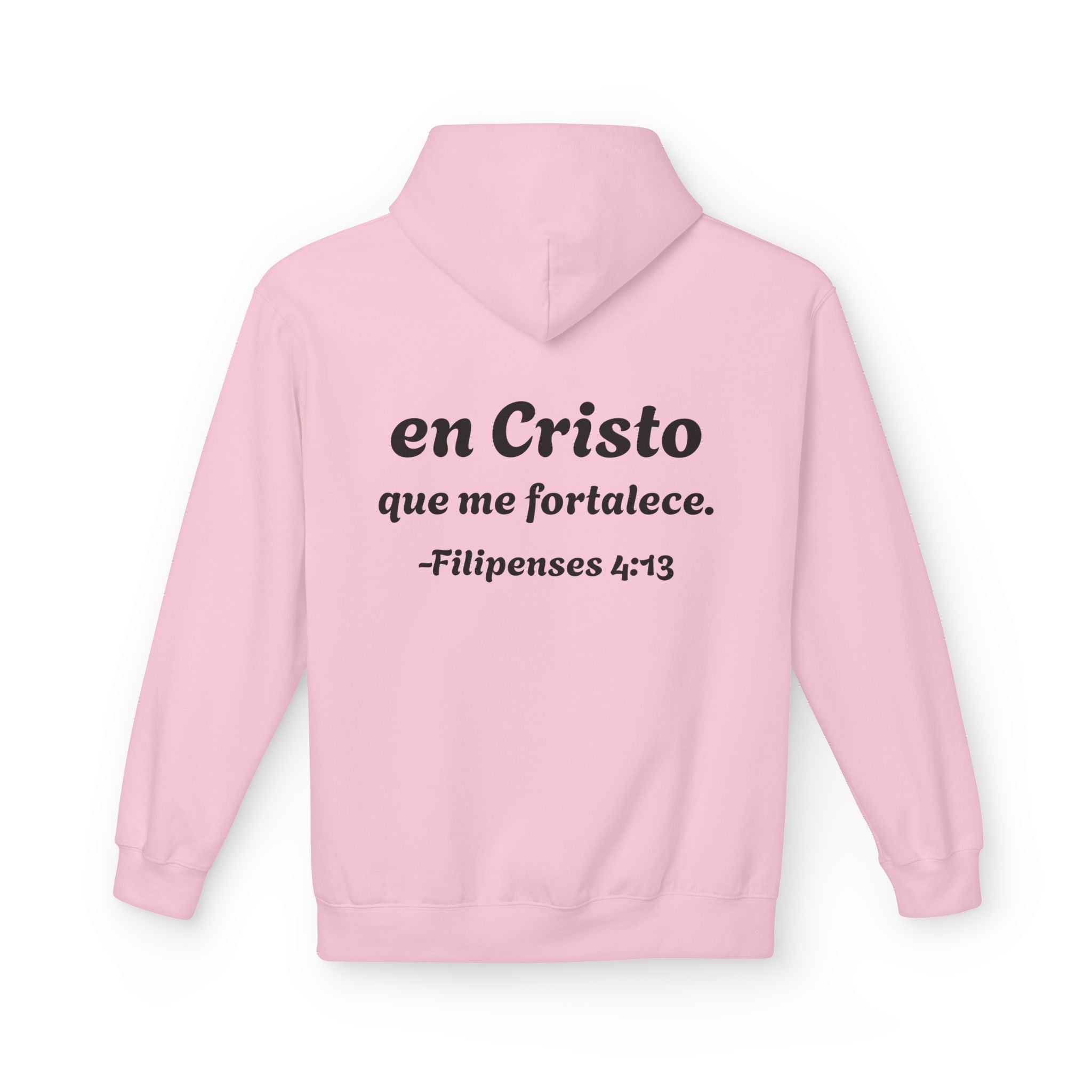 Hoodie "Todo lo puedo en Cristo" Spanish Faith Hoodie (Filipenses 4:13)