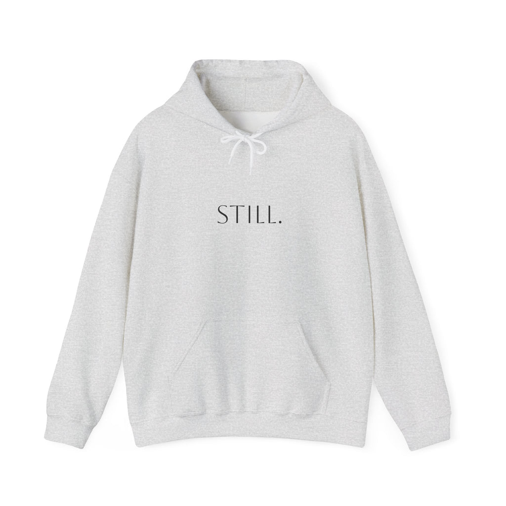 Hoodie "Be Still and Know" Psalm 46:10 Minimal Faith Hoodie