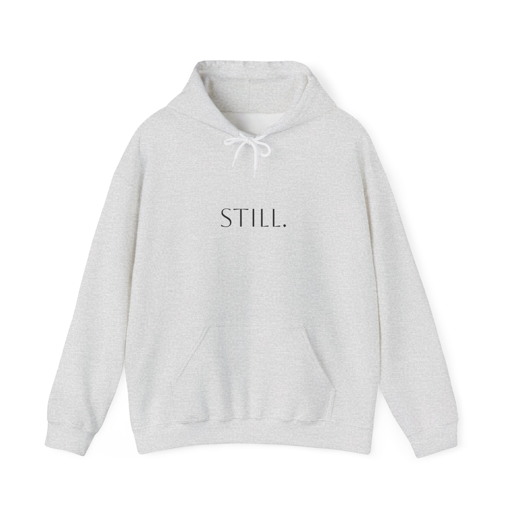 Hoodie "Be Still and Know" Psalm 46:10 Minimal Faith Hoodie