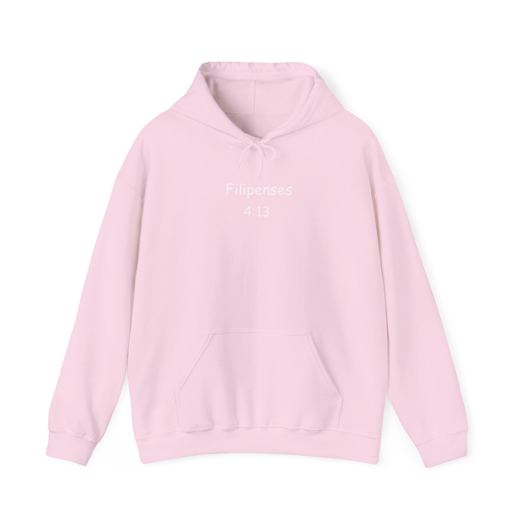 Filipenses 4:13 Hoodie 'Todo lo puedo en Cristo que me fortalece'.