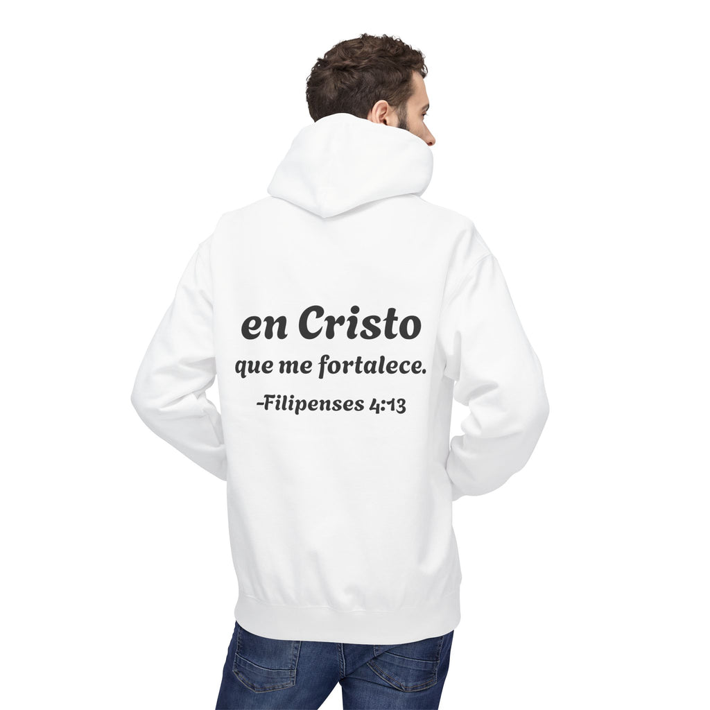 Hoodie "Todo lo puedo en Cristo" Spanish Faith Hoodie (Filipenses 4:13)