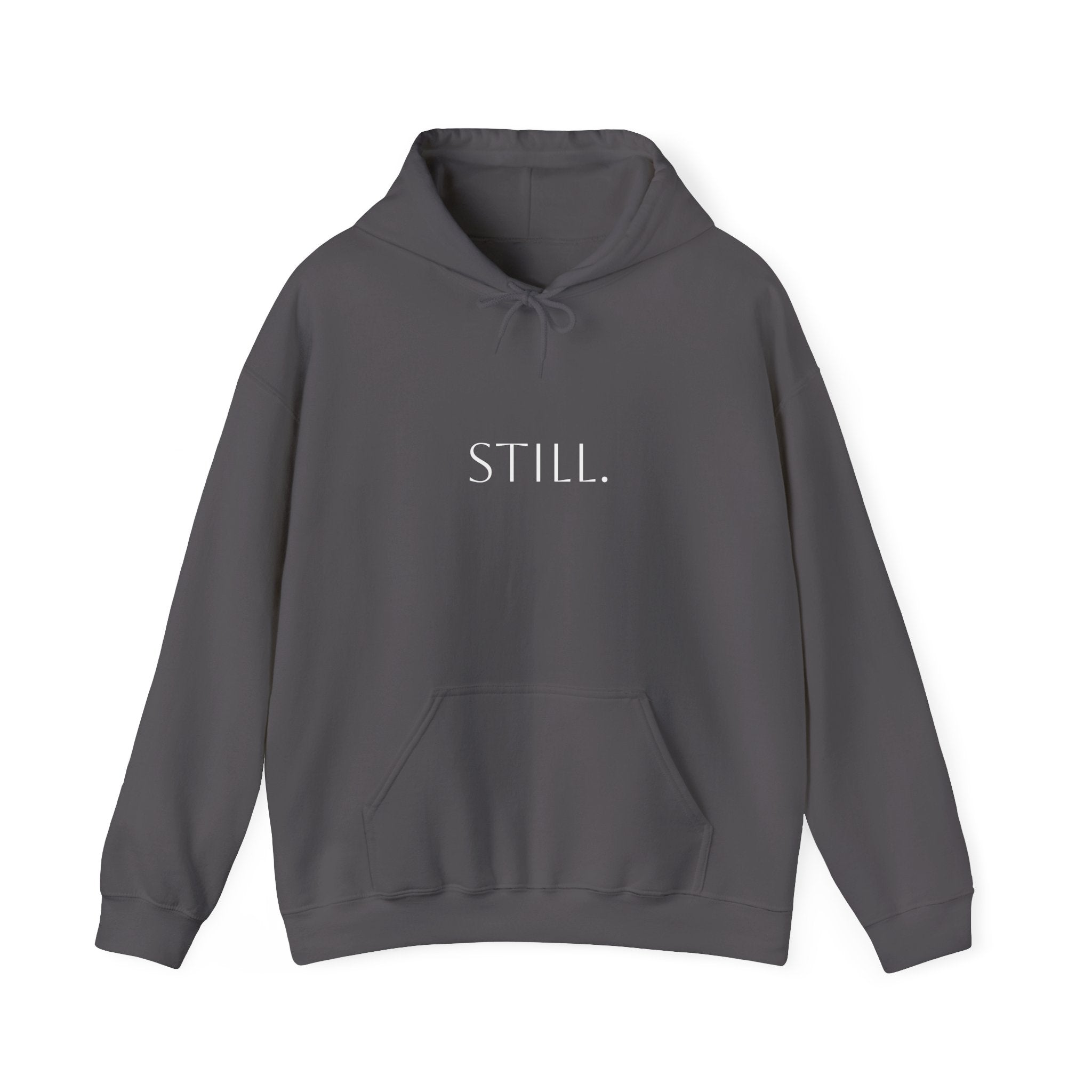 Hoodie "Be Still and Know" Psalm 46:10 Minimal Faith Hoodie
