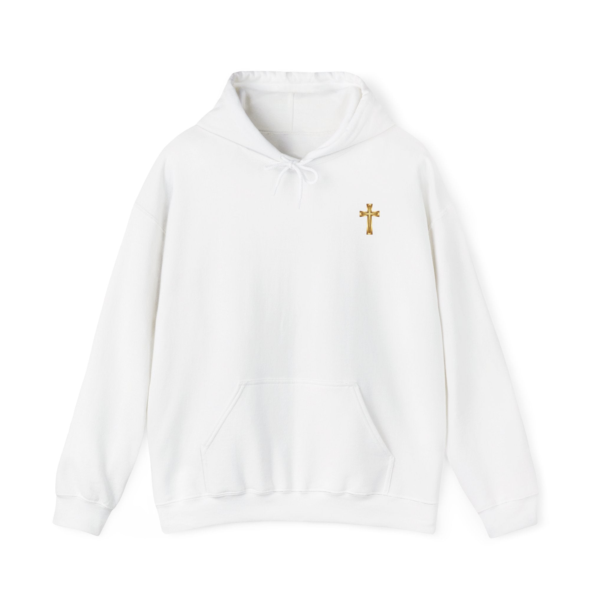 Christian Cross Hoodie "If It's Not From God I'll Wait" Inspirational Faith Sweatshirt