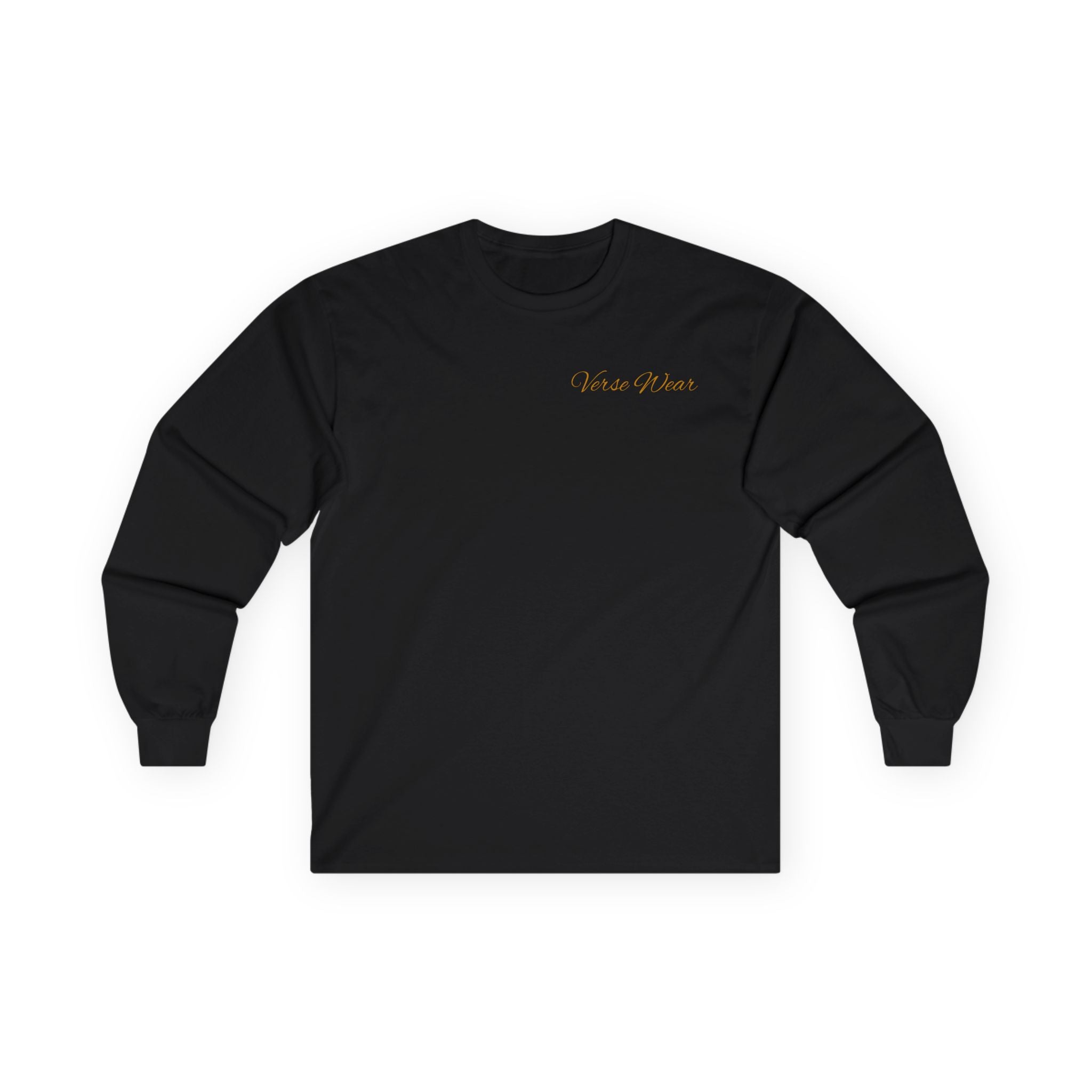 Long Sleeve Tee "I Hear God Not Man" Minimalist Faith Shirt