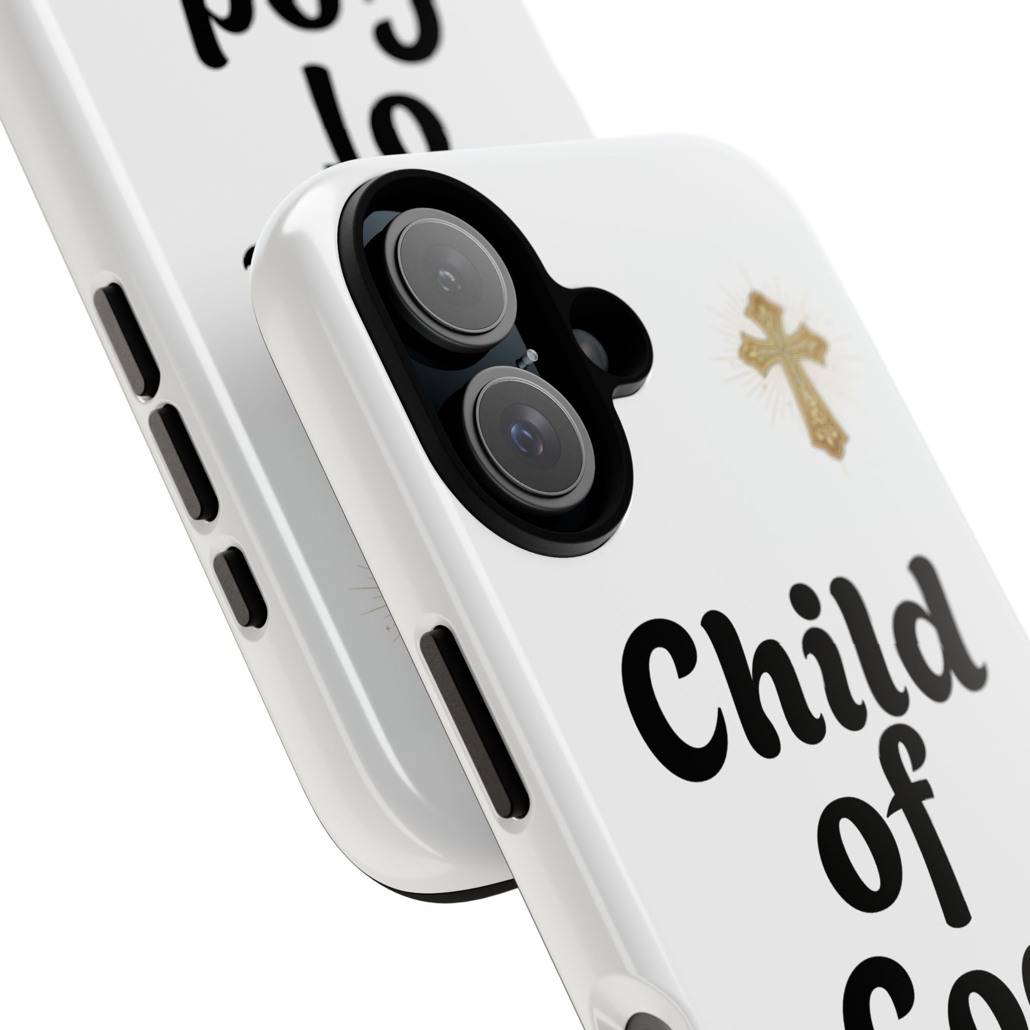 Phone Case  "Child of God" Christian Cross Protective Tough Case