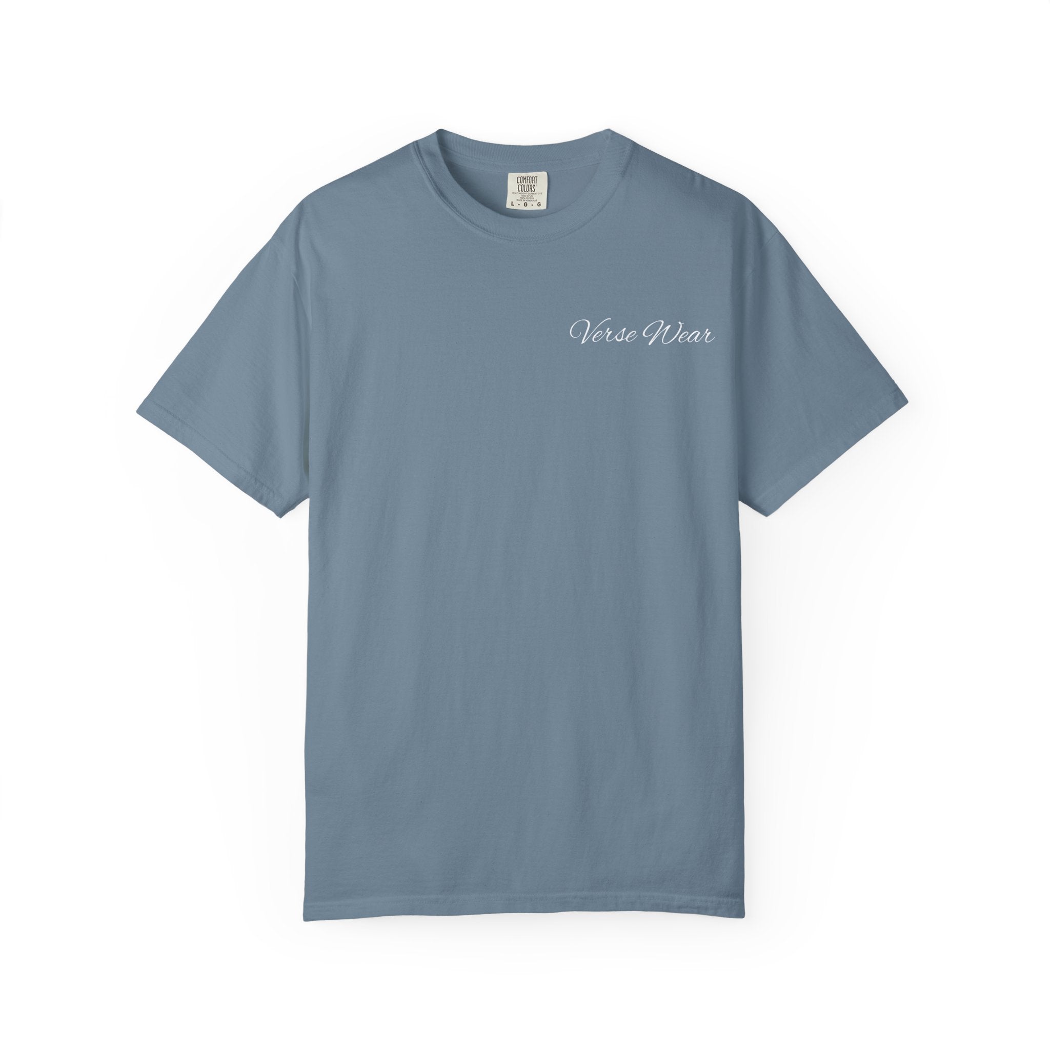 Pray Work Trust Tee Garment-Dyed Brown Inspirational T-Shirt
