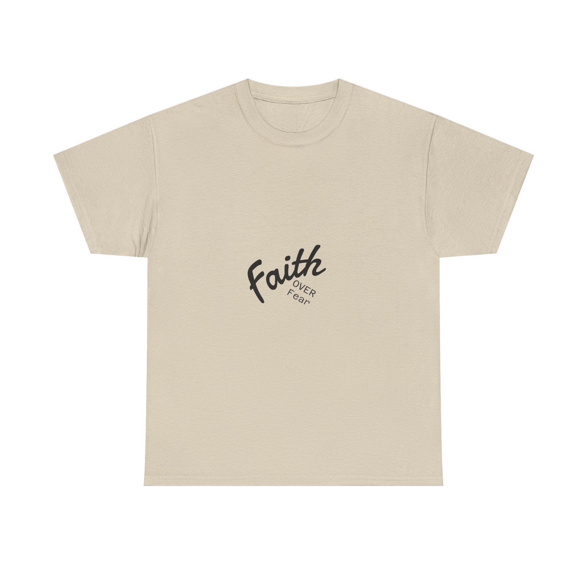 Faith Over Fear "God First" Tee Inspirational Christian T-Shirt
