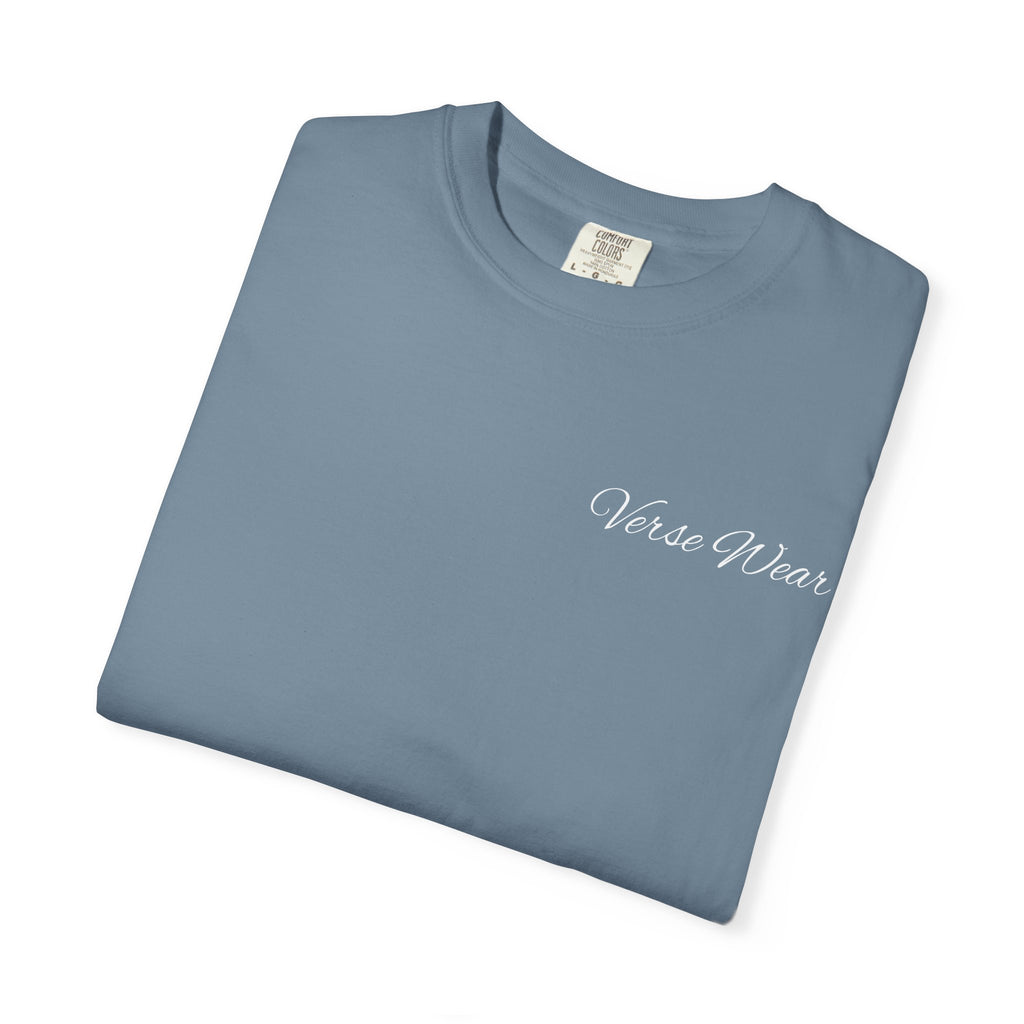 Pray Work Trust Tee Garment-Dyed Brown Inspirational T-Shirt