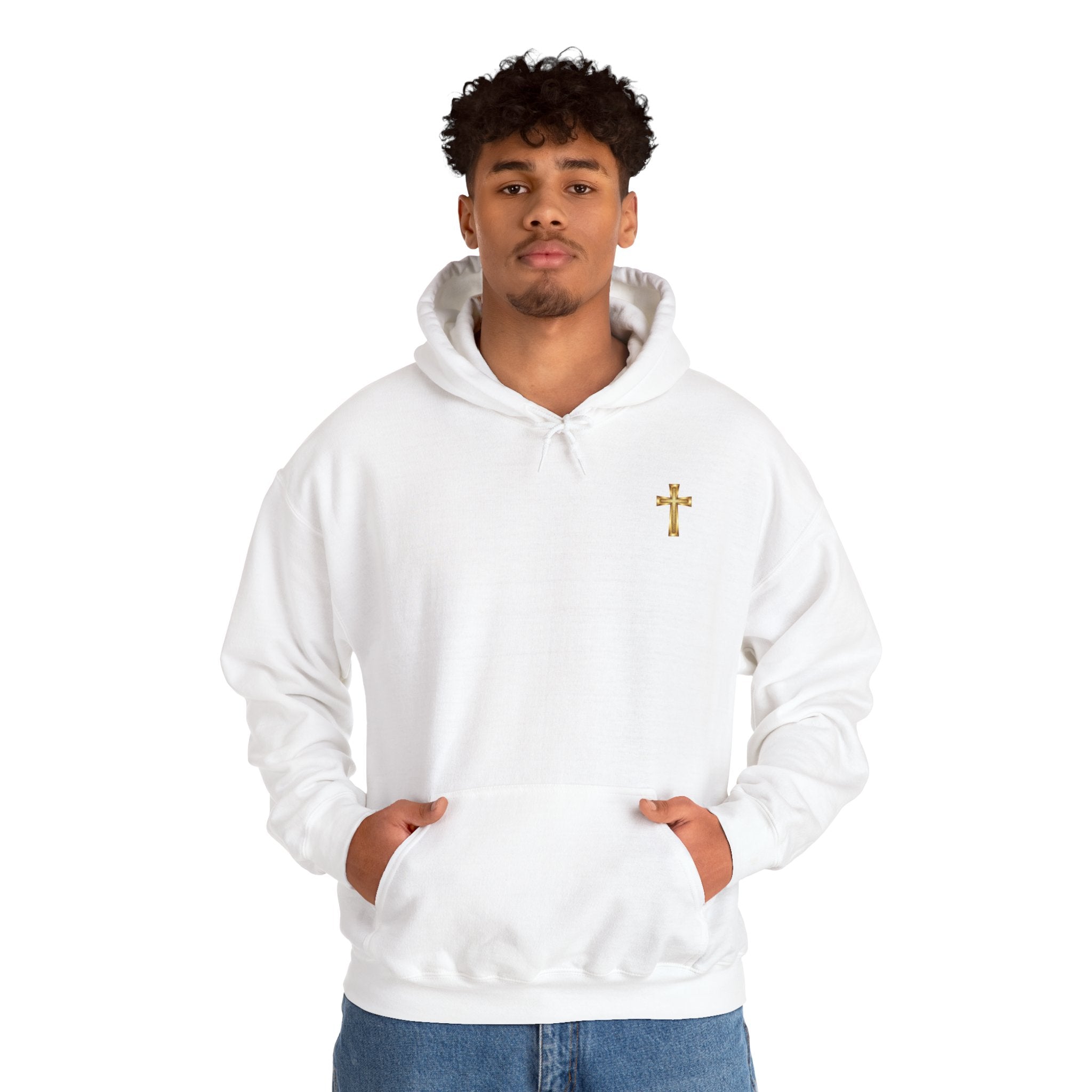 Christian Cross Hoodie "If It's Not From God I'll Wait" Inspirational Faith Sweatshirt
