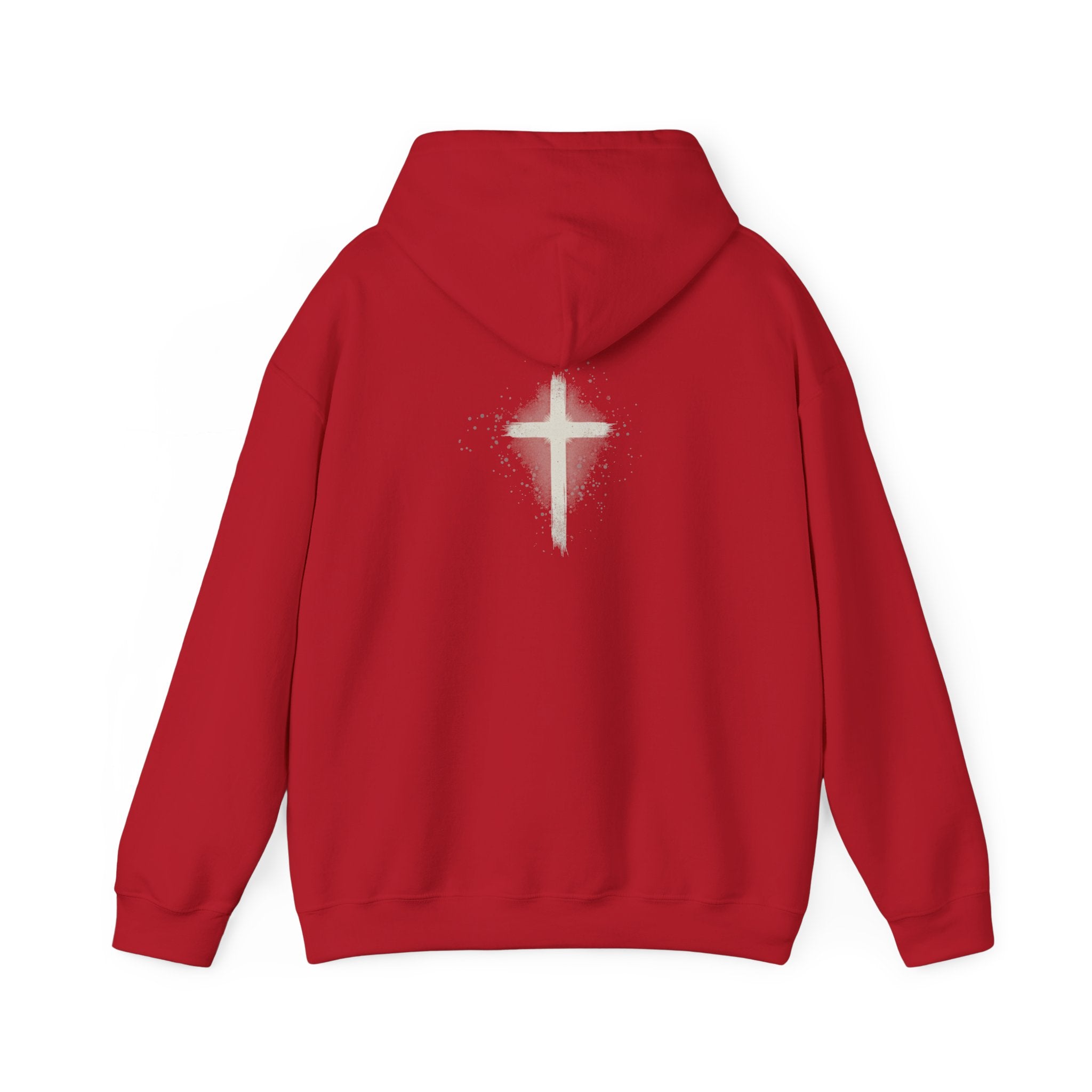 Religious Hoodie Cross Graphic with Jesus Saves