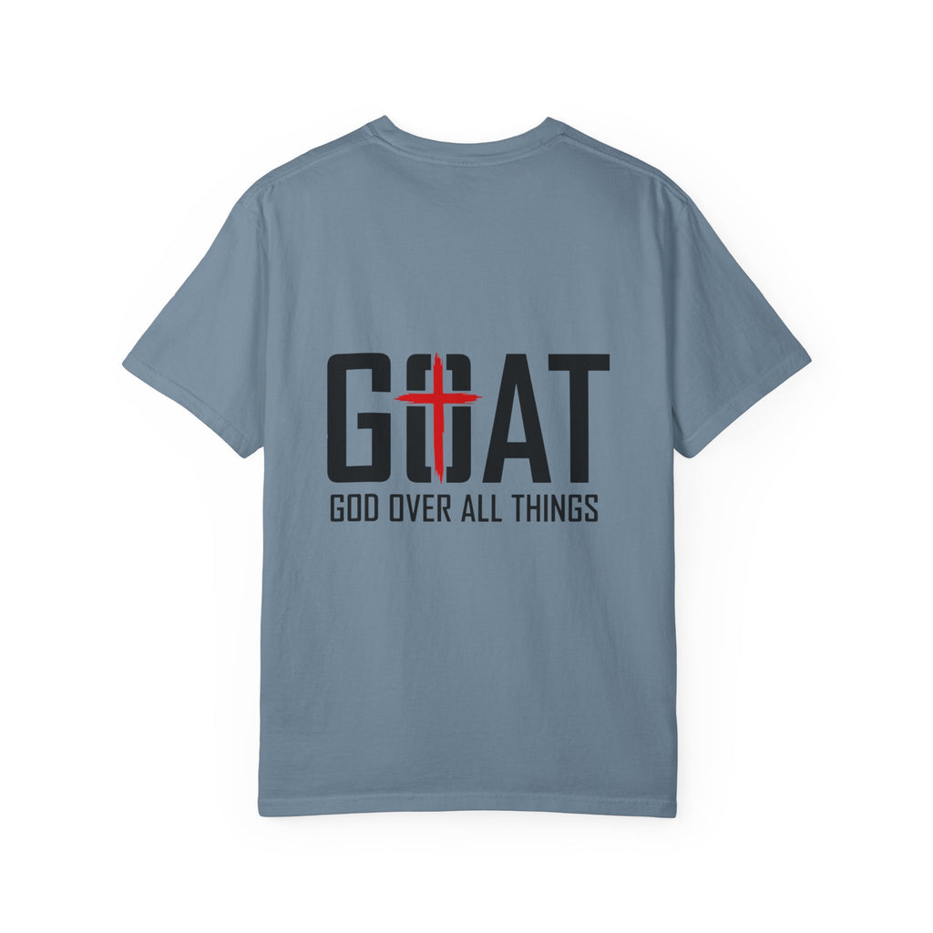 GOAT 'God Over All Things' T-Shirt — Christian Cross Faith Tee