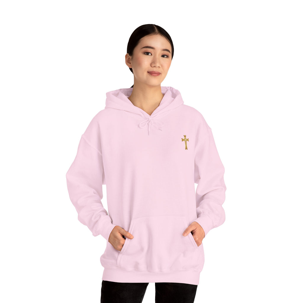 Christian Cross Hoodie "If It's Not From God I'll Wait" Inspirational Faith Sweatshirt