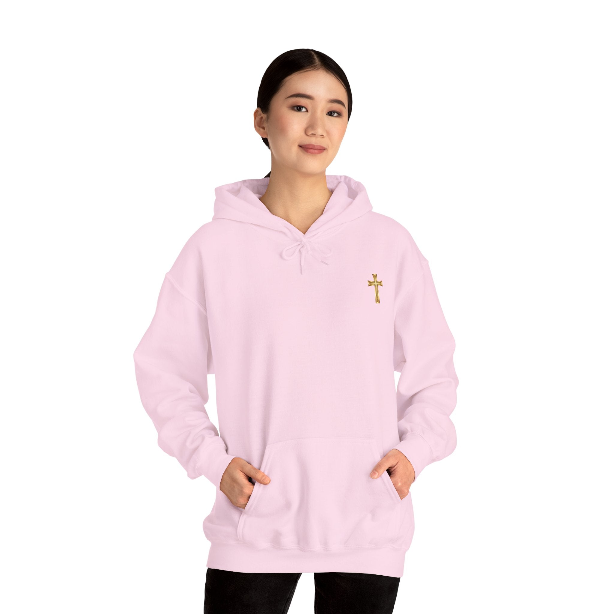 Christian Cross Hoodie "If It's Not From God I'll Wait" Inspirational Faith Sweatshirt