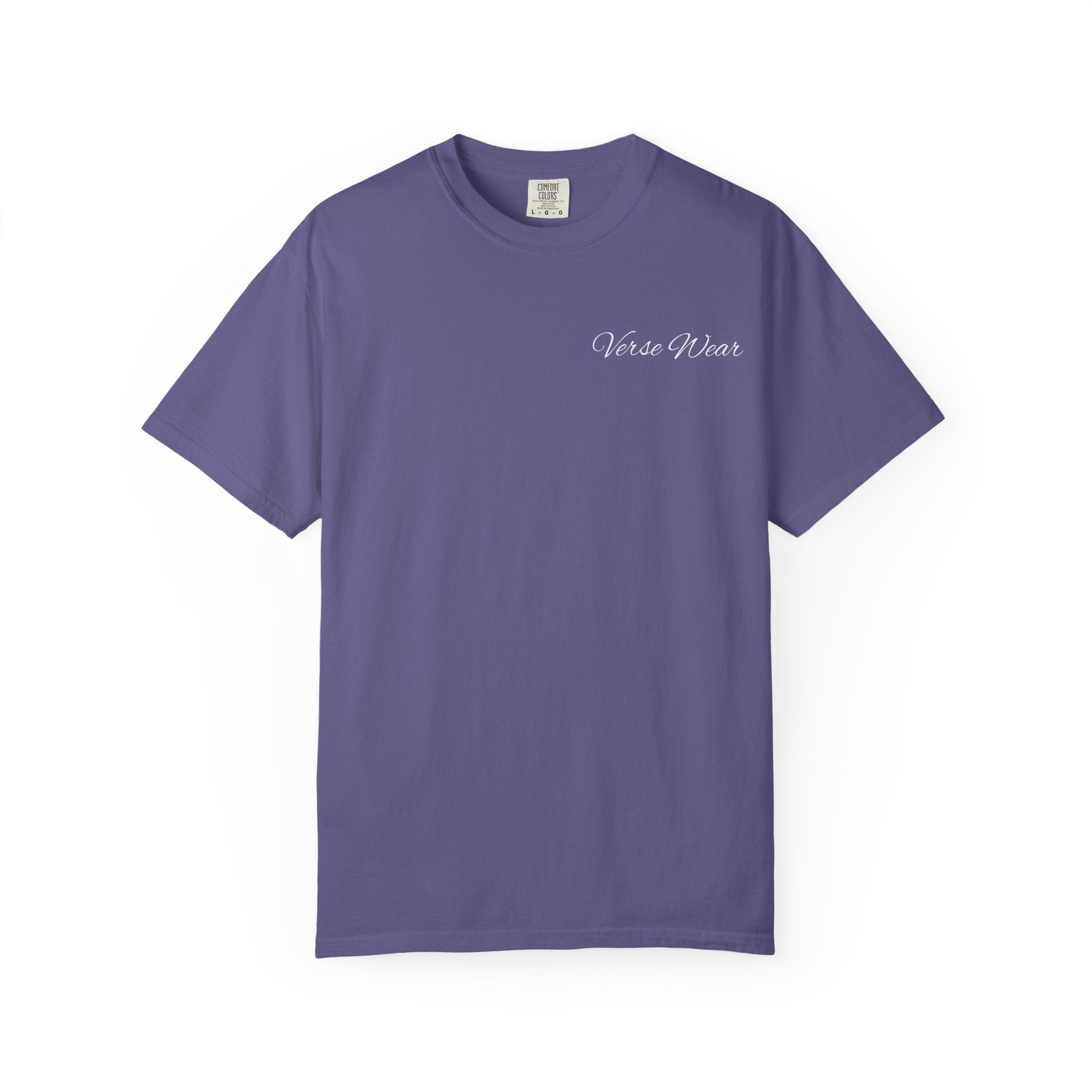 Pray Work Trust Tee Garment-Dyed Brown Inspirational T-Shirt