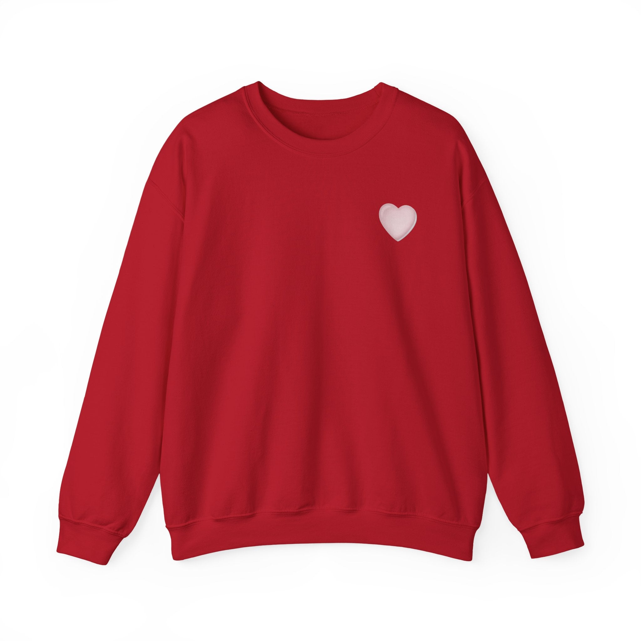 Crewneck Sweatshirt — 'Dios nunca falla' Script Heart Spiritual Pullover